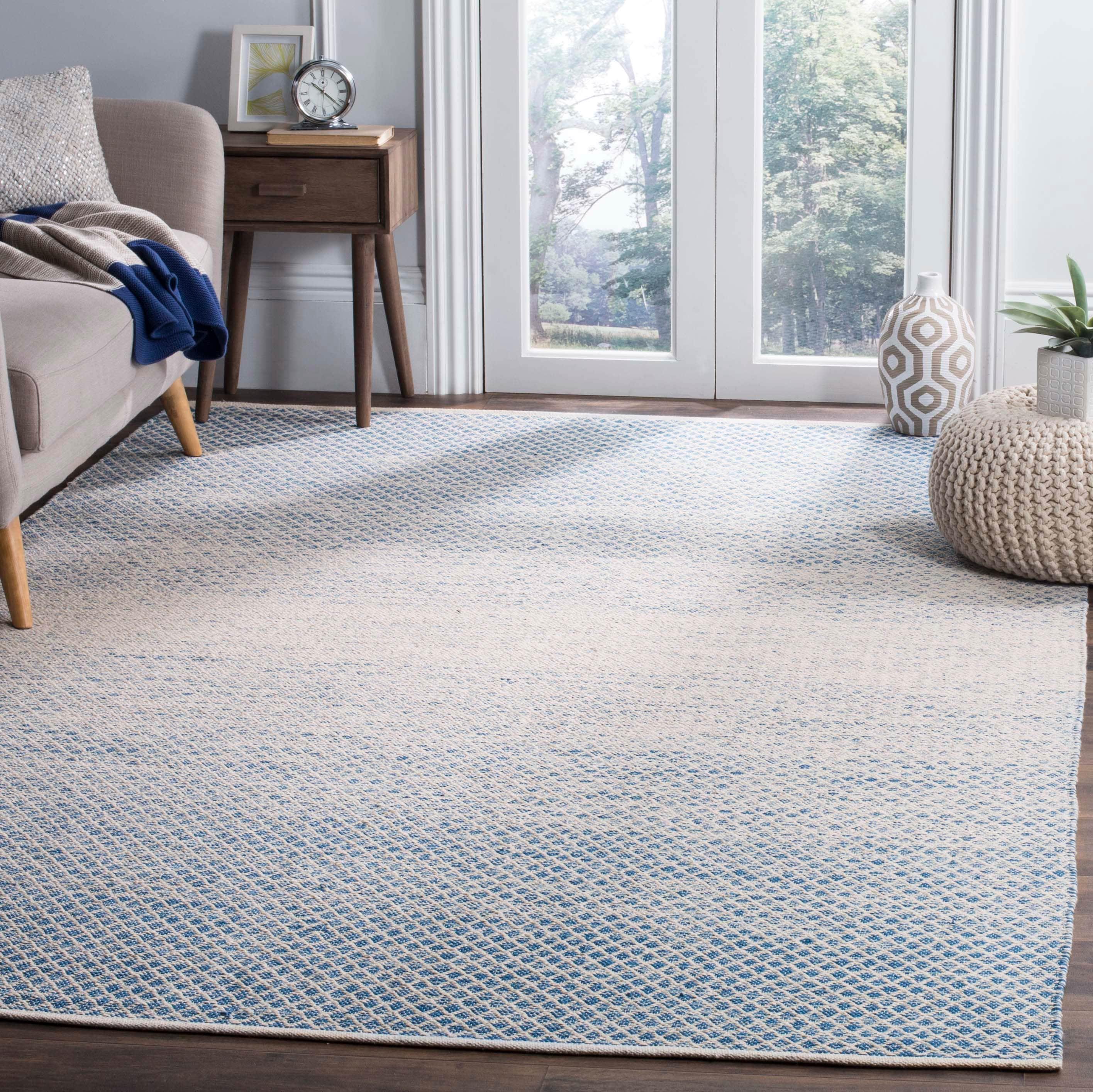 Montauk MTK601 Hand Woven Indoor Area Rug - Blue/Ivory - 6'x9' - Safavieh.