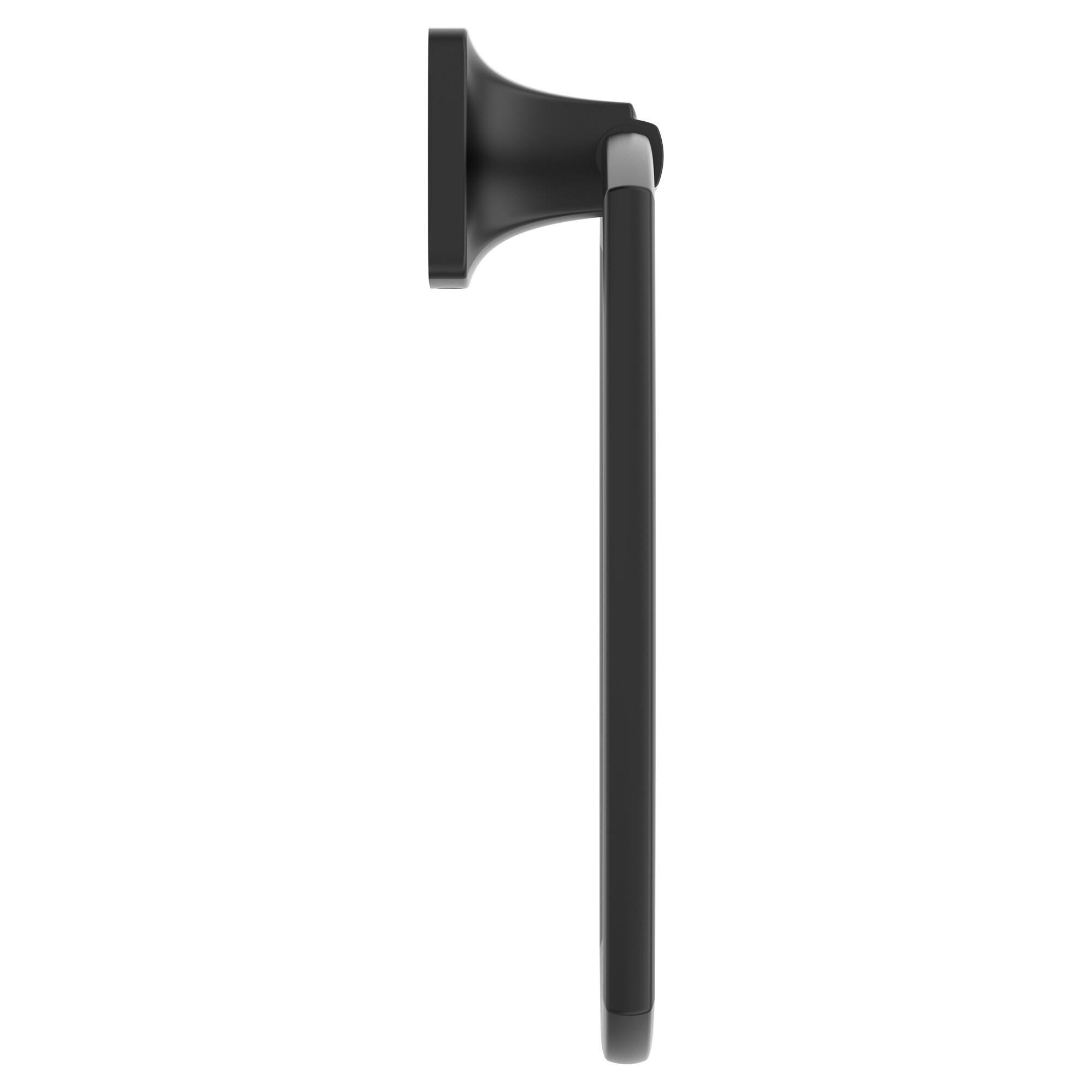 Townsend Wall Mounted Towel Ring in Matte Black