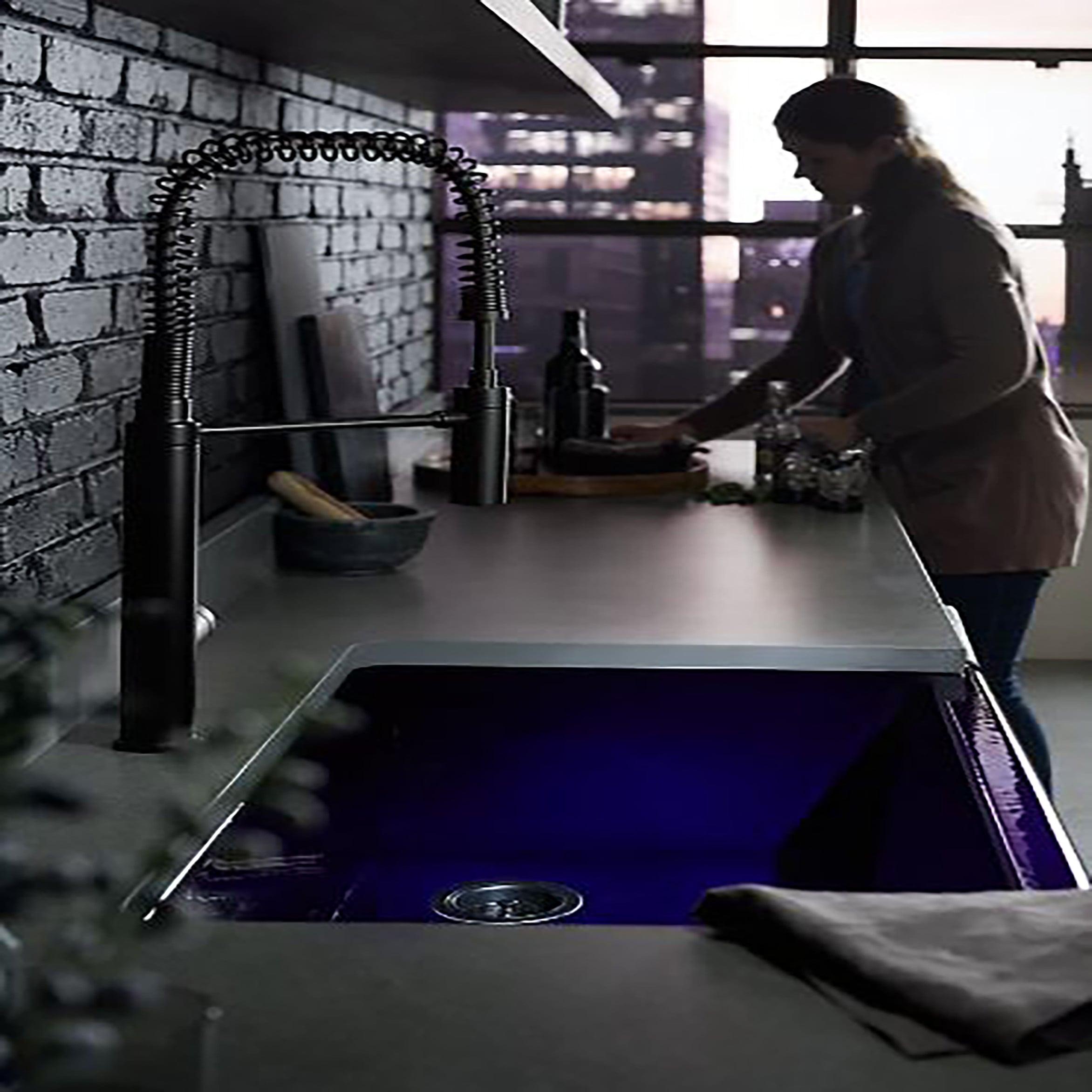 Whitehaven® Self-Trimming 36" L x 22" W Farmhouse Kitchen Sink