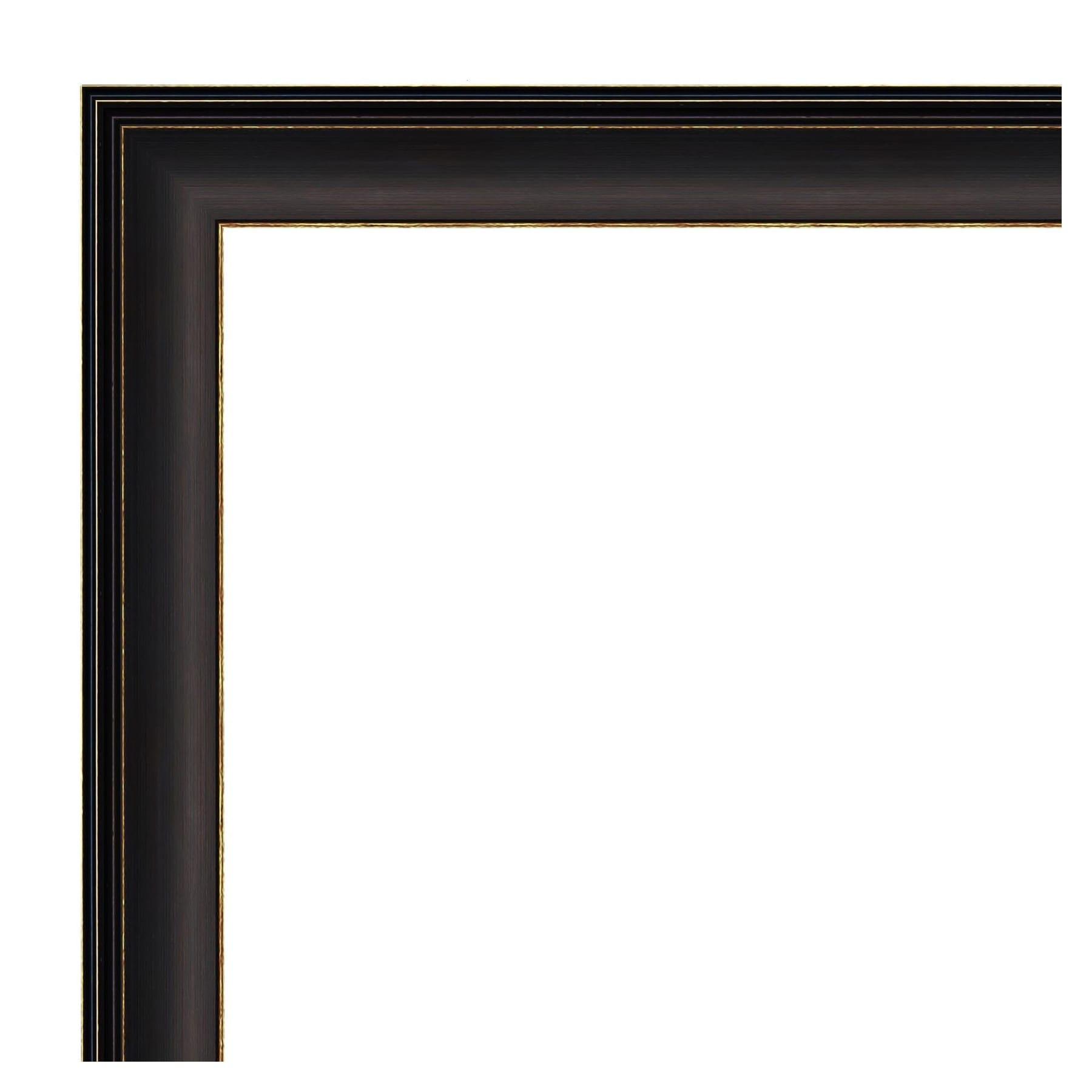 22" x 28" Trio Oil Rubbed Framed Bathroom Vanity Wall Mirror Bronze - Amanti Art: Modern Rectangle, Beveled Glass, Wall Mount
