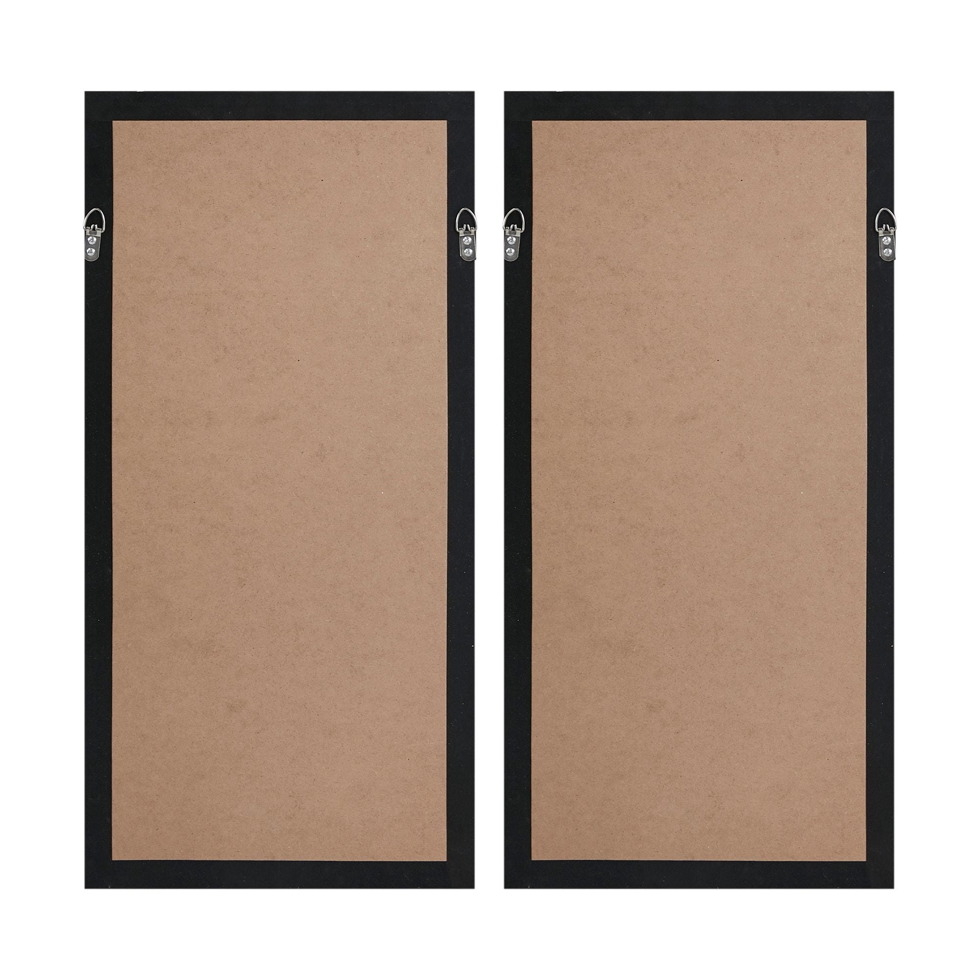 Dakota Fields Framed Geometric Rice Paper Panel Shadowbox Wall Décor (Set of 2)