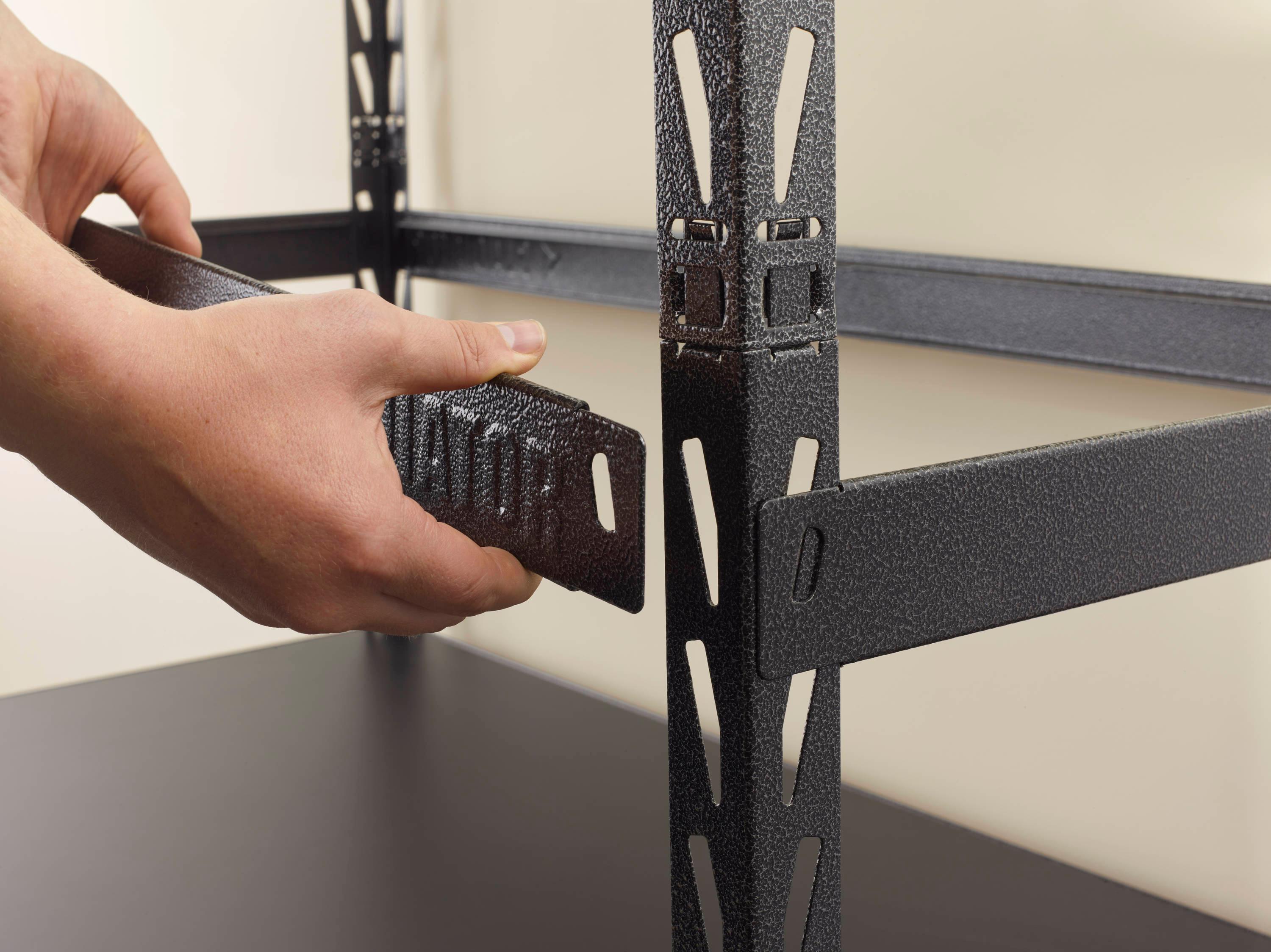 Gladiator® 48" Wide EZ Connect Rack With Five Deep Shelves