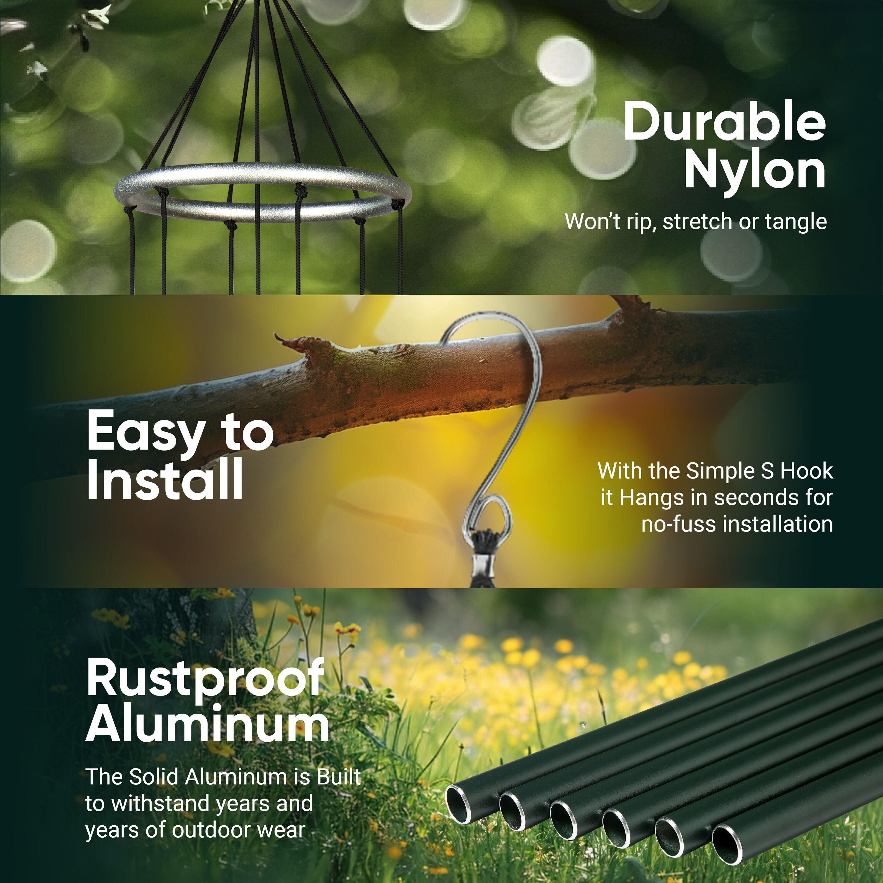 Nature's Melody Nature's Melody Tuned 6-Tube Outdoor Wind Chimes
