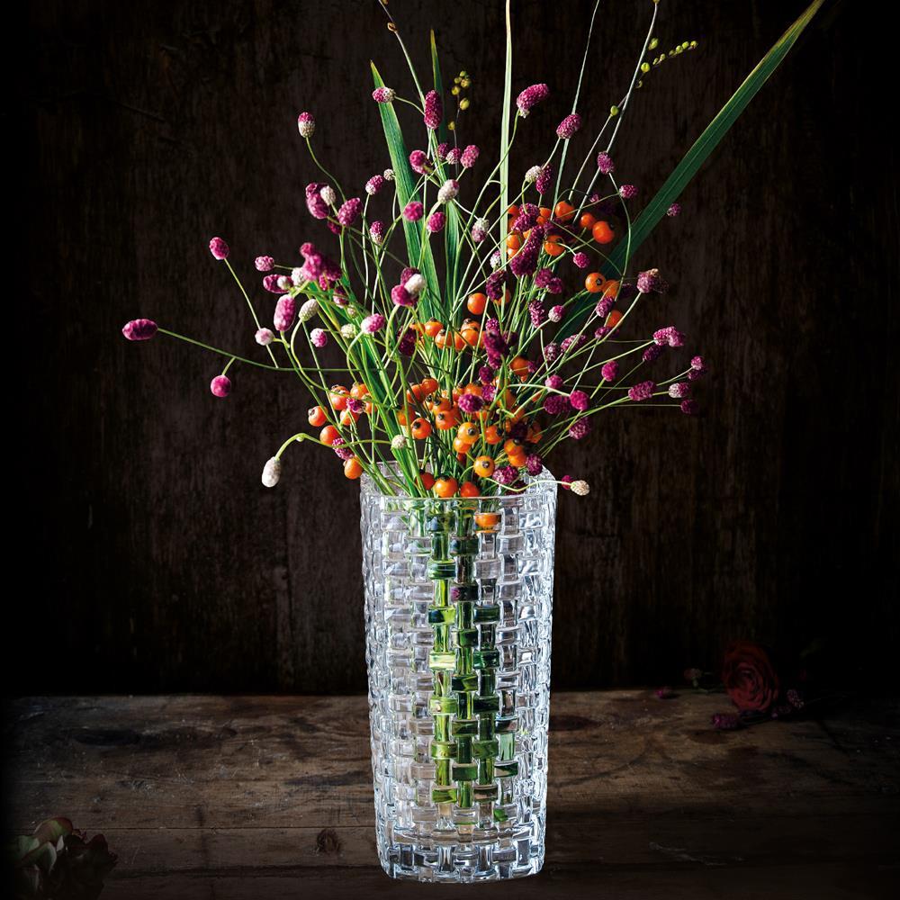 Nachtmann Dancing Stars Bossa Nova 11 Inch Crystal Vase - 11″
