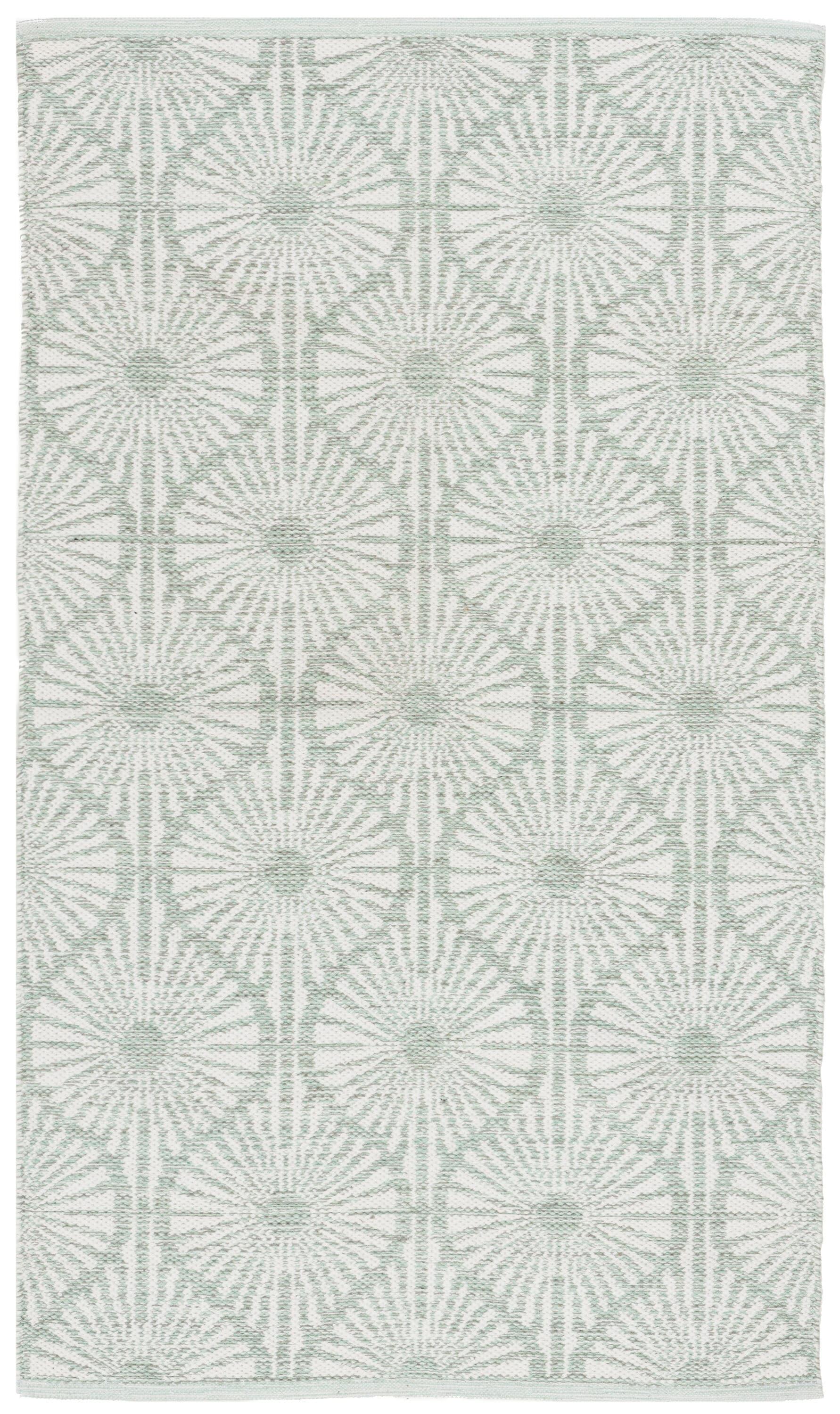 Montauk MTK606 Hand Woven Indoor Accent Rug - Light Green/Ivory - 3'x5' - Safavieh
