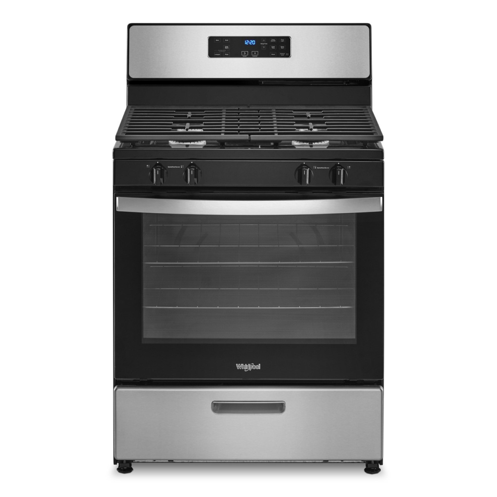 WHIRLPOOL WFG320M0MS 30" FREE STANDING GAS RANGE Stainless Steel