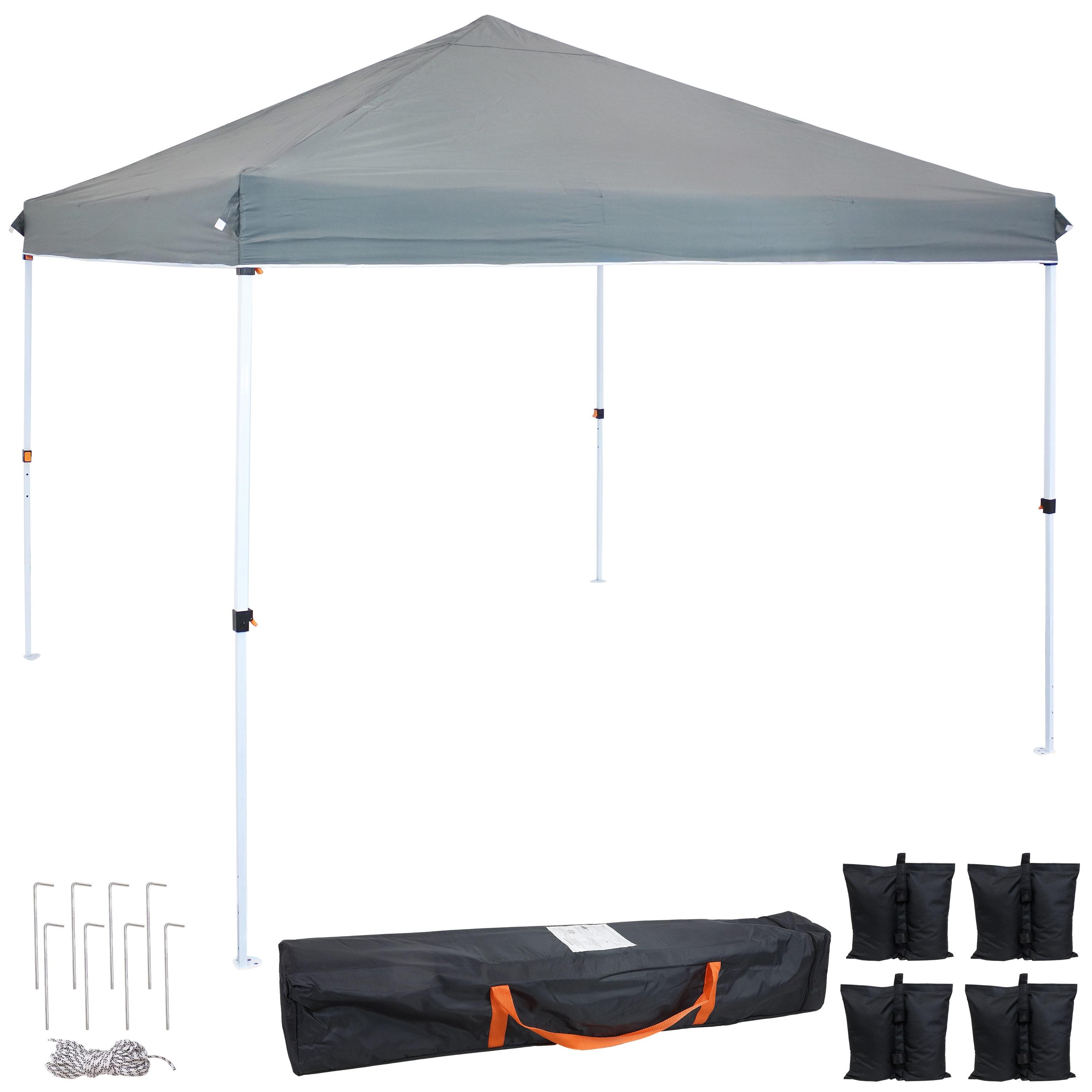 12 Ft. W x 12 Ft. D Metal Pop-Up Canopy