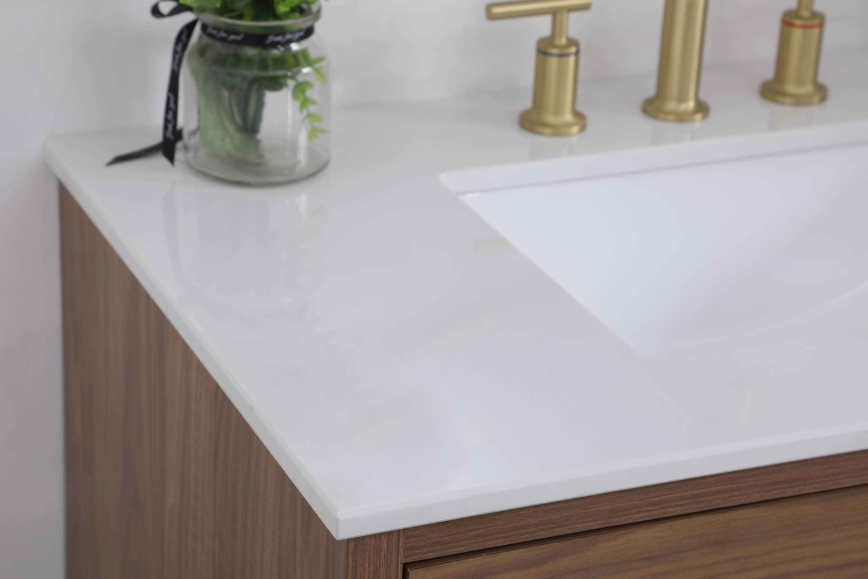 Elegant Kitchen and Bath Elegant Kitchen and Bath 36 Inch Bathroom Vanity in White