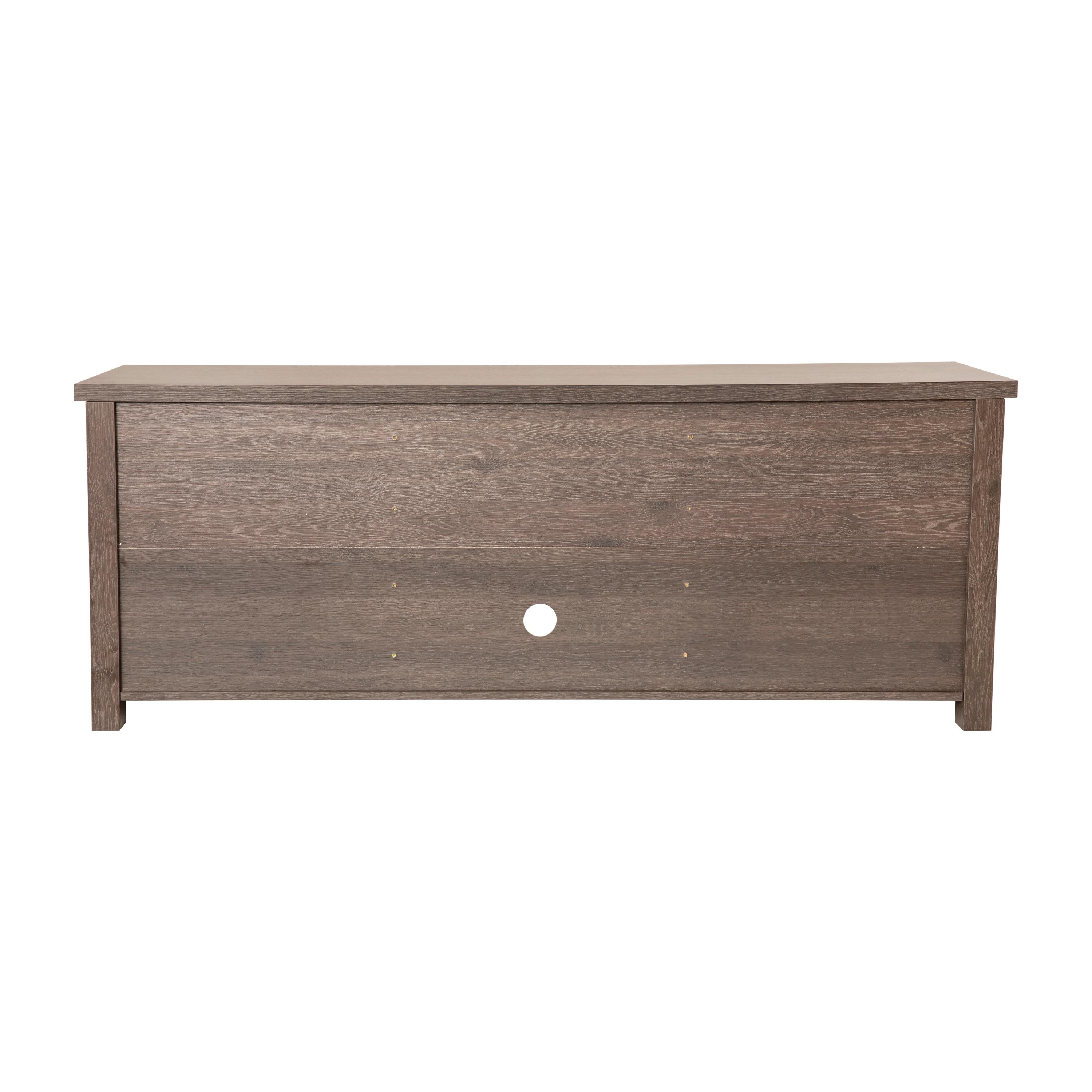 Flash Furniture Hatteras Classic TV Stand for up to 80" TVs with Glass Fronted Doors