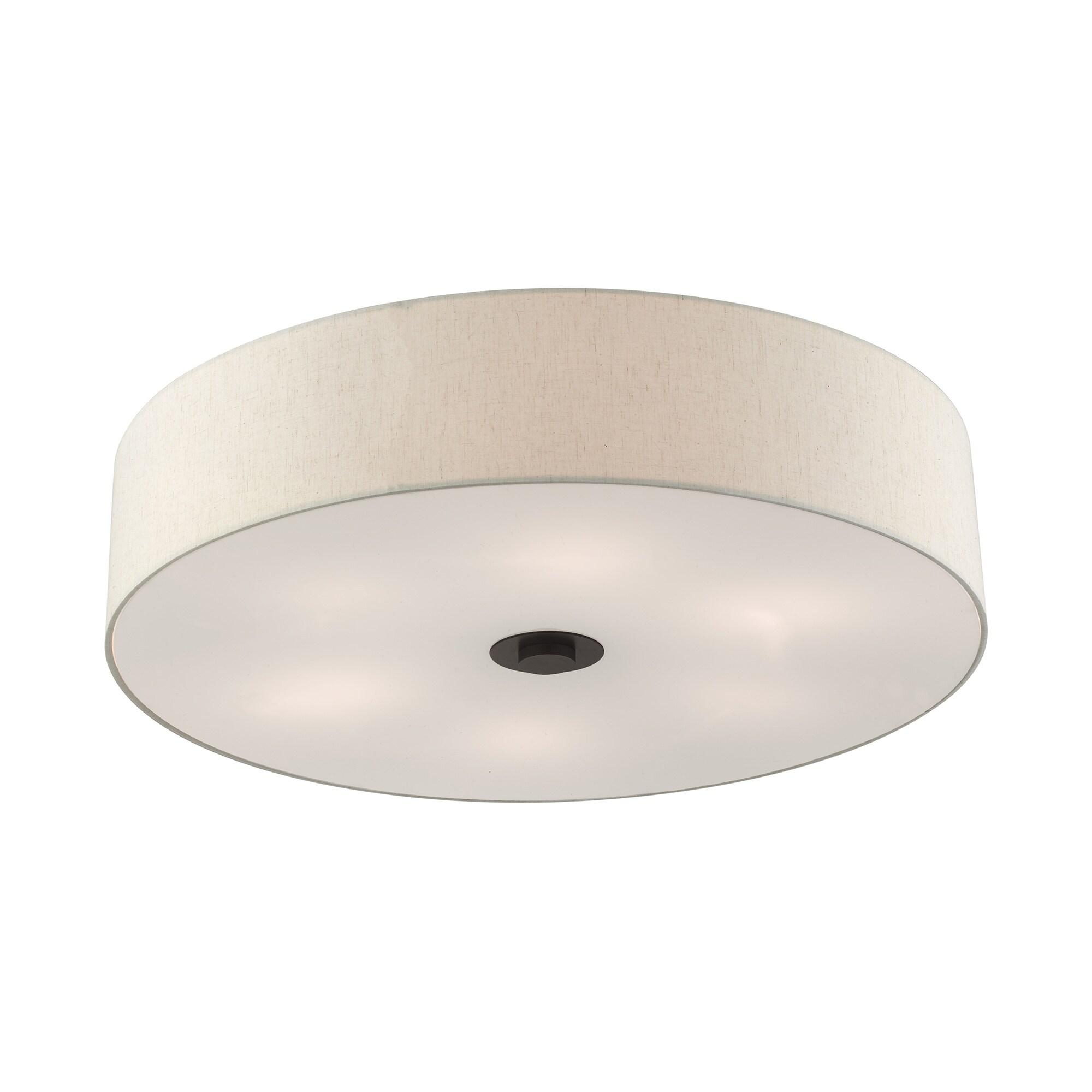 Livex Lighting Meridian 6 - Light Semi-Flush Mount in  English Bronze