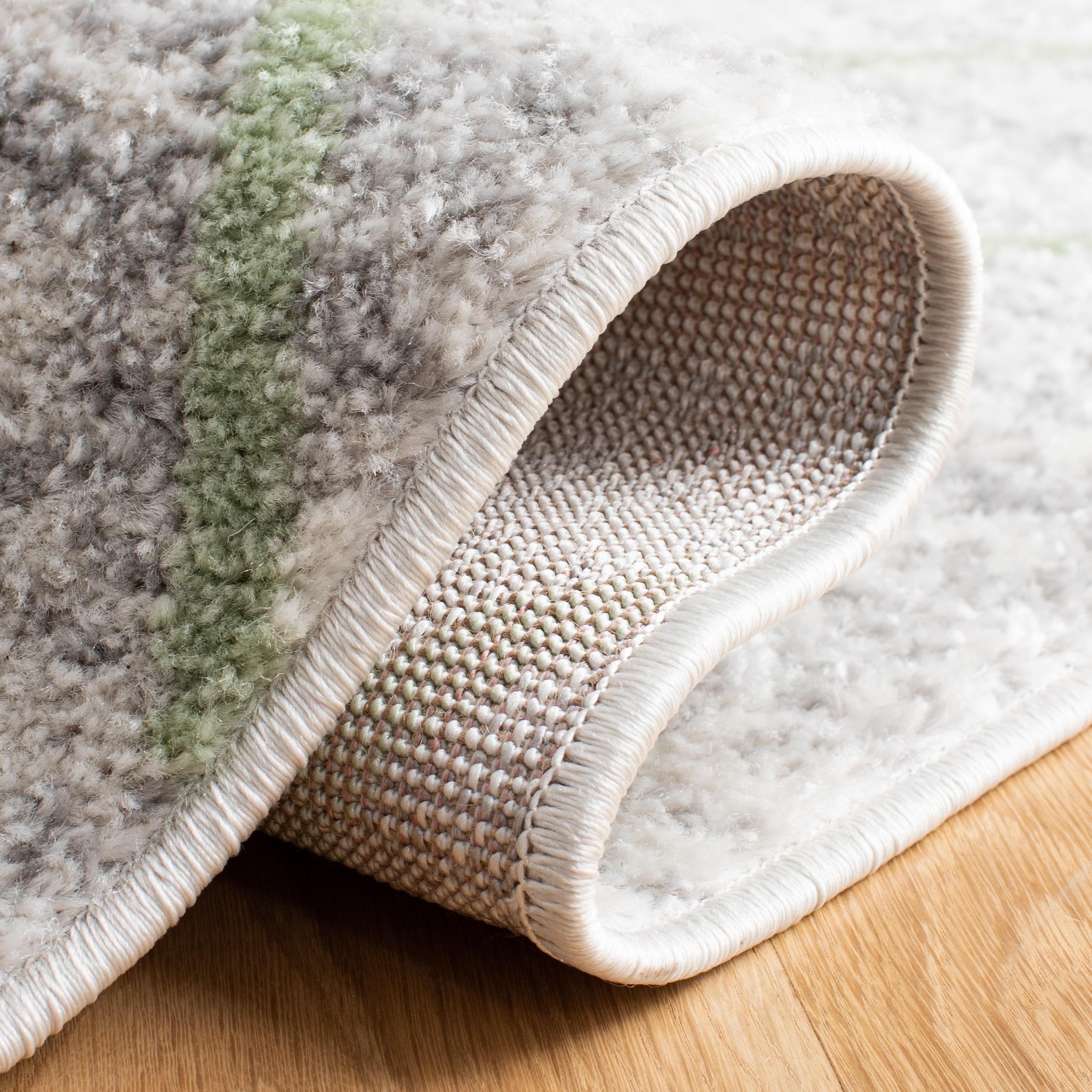 Adirondack ADR251 Machine Made Indoor Accent Rug - Grey/Green - 3'x5' - Safavieh