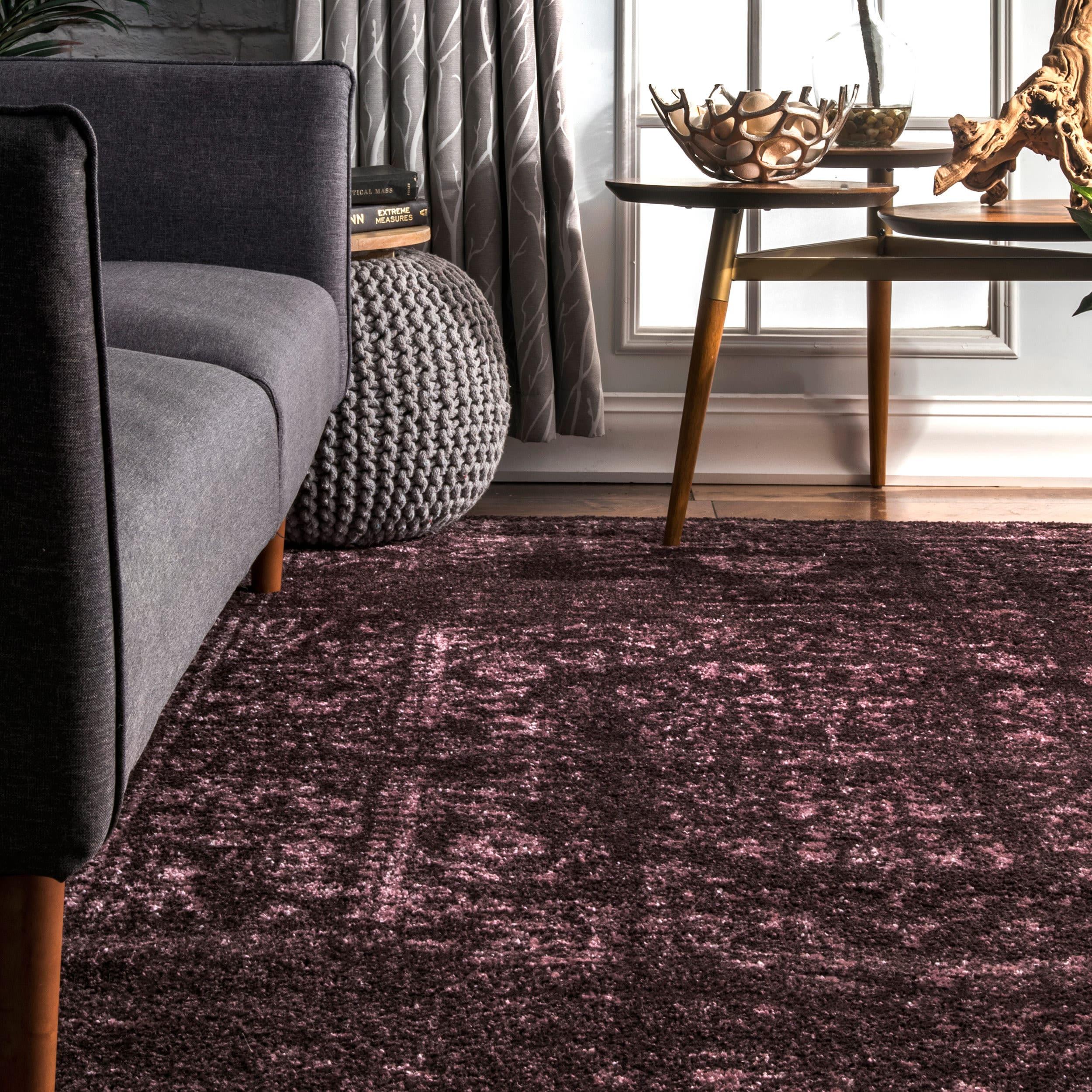 Nuloom Arlena Oriental/Persian 10x14 Indoor Area Rug for Living Room Bedroom Dining Room Kitchen, Burgundy/Pink