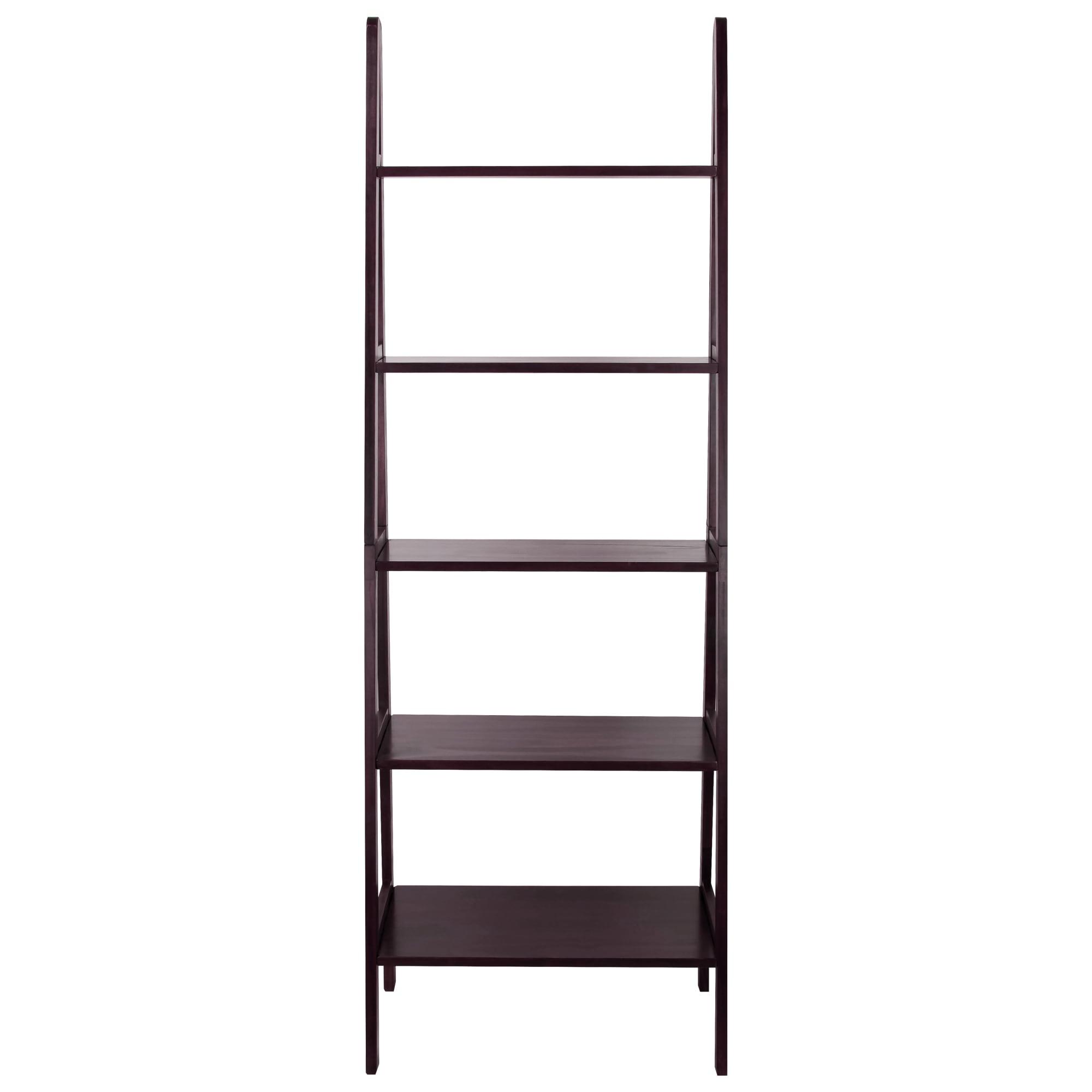 Casual Home 5-Shelf Ladder Bookcase