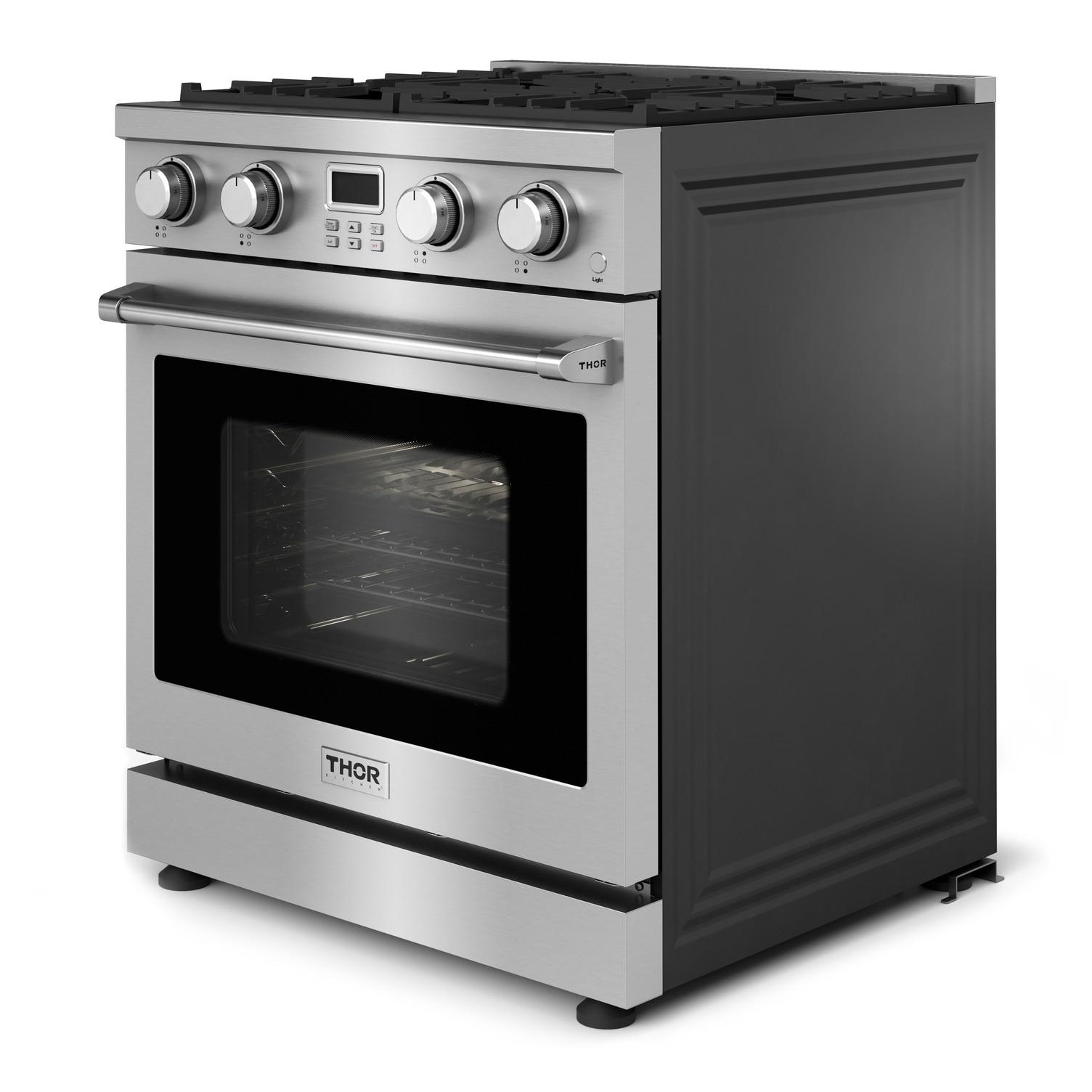 Thor Kitchen Arg30 A Series 30" Wide 4.8 Cu. Ft. Free Standing Gas Range - Stainless Steel