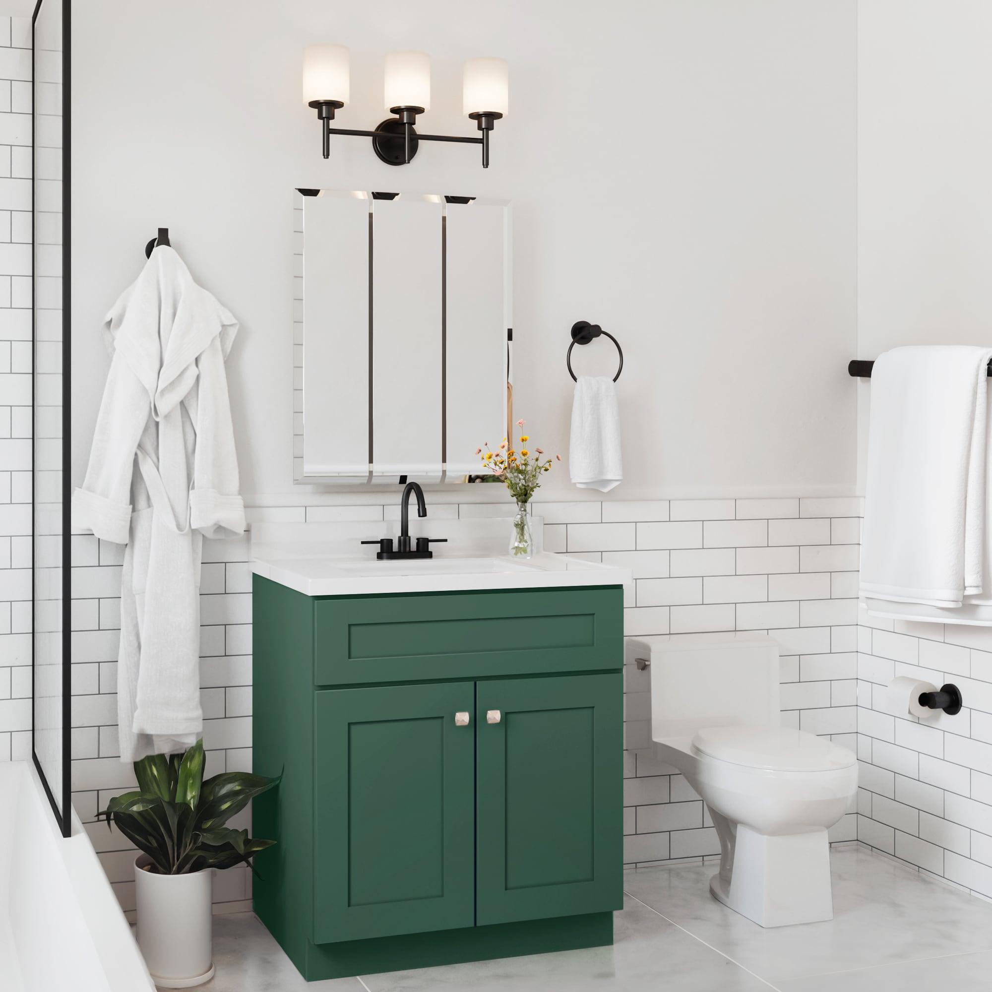 Design House Brookings 30 Inch Bath Vanity, Ready to Assemble, Sherwin Williams®