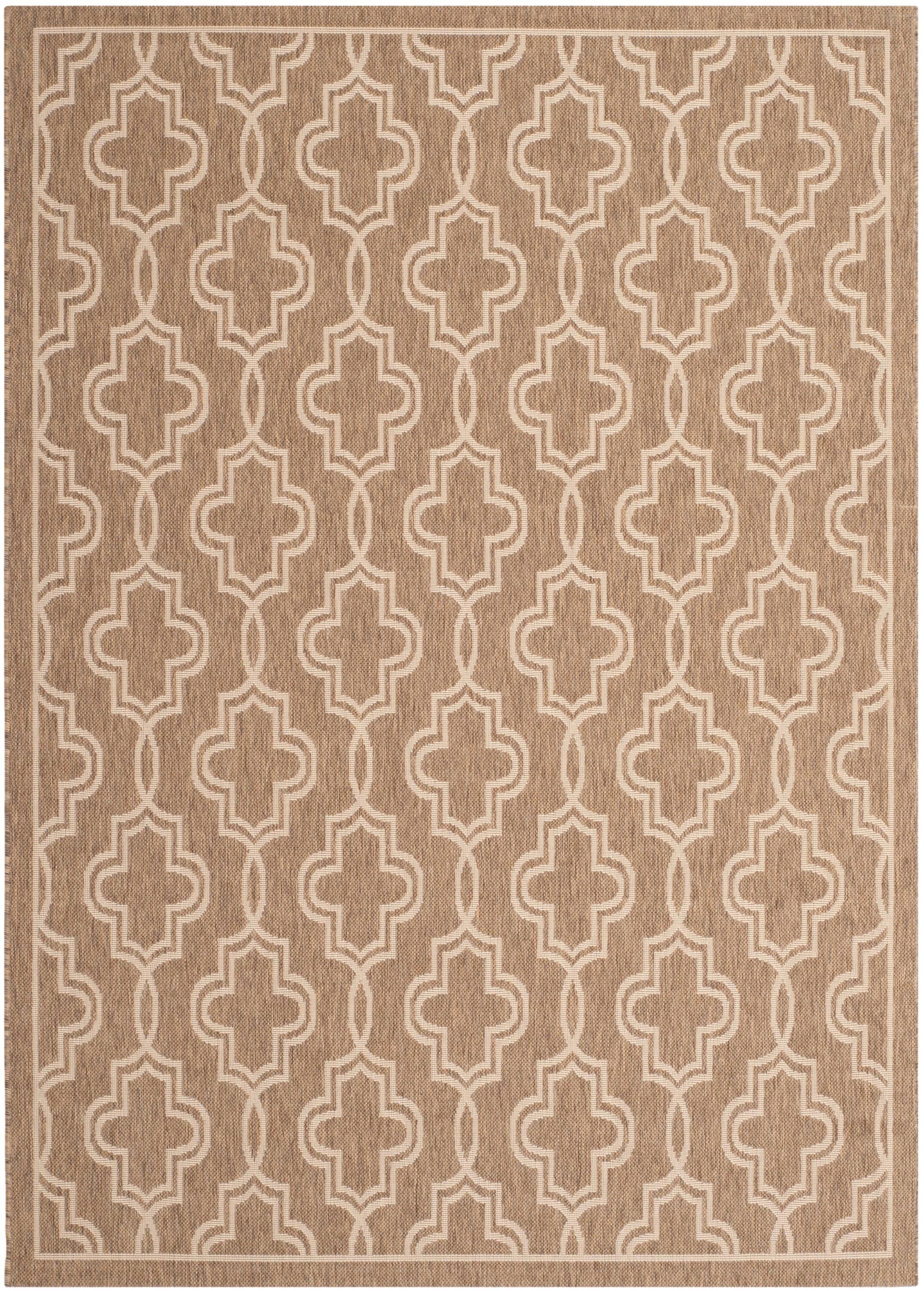 Martha Stewart Collection - MSR4274 - Indoor Power Loomed Area Rugs - Brown/Beige - 5'3"x7'7"
