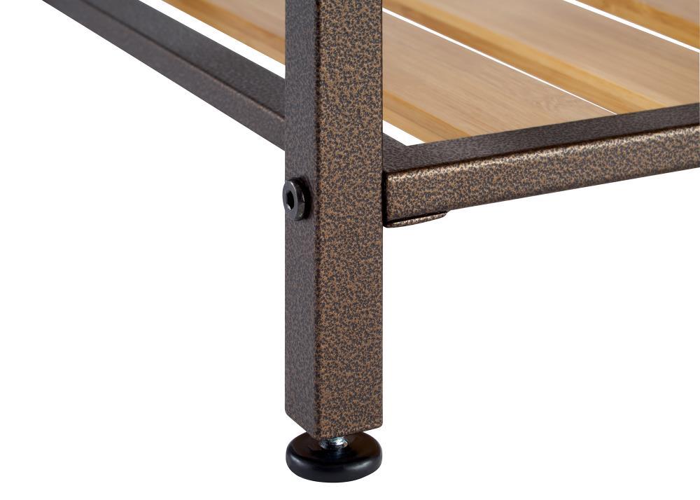 TRINITY 3-Tier Bamboo Shoe Bench - Bronze Anthracite®