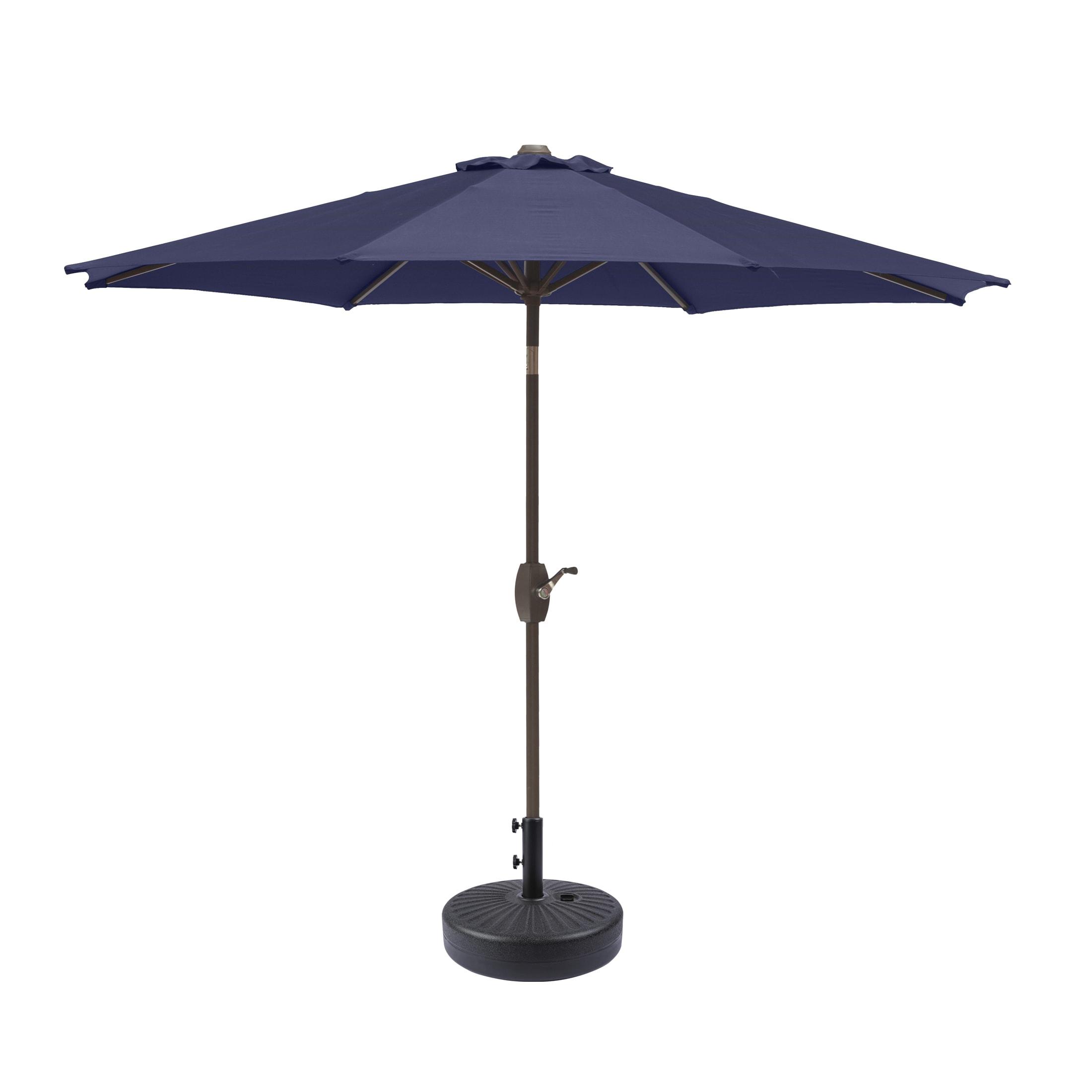 Westin Outdoor 9.50" Navy Blue Solid Round Market Patio Umbrella, UV Resistant