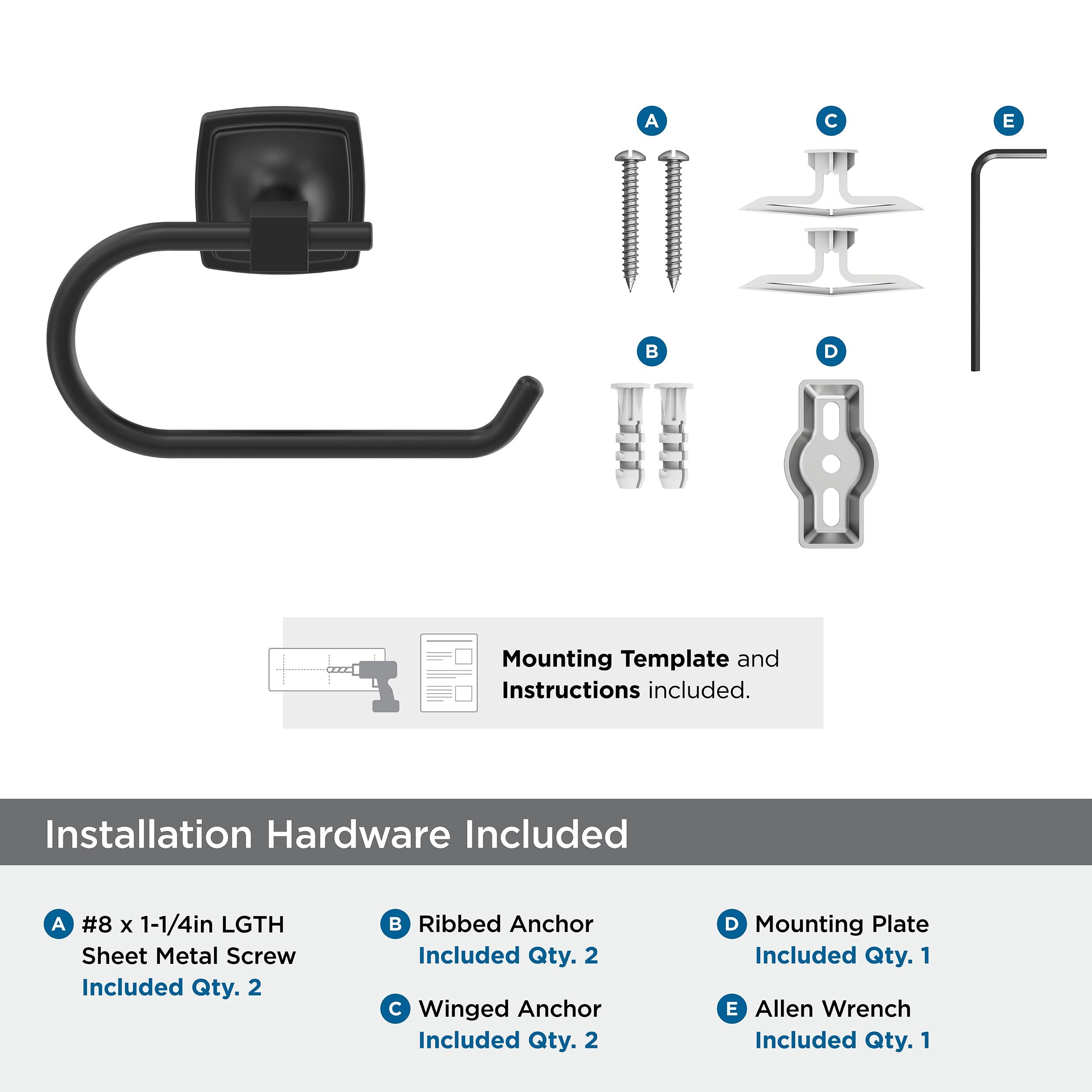 Stature Wall Mount Toilet Paper Holder