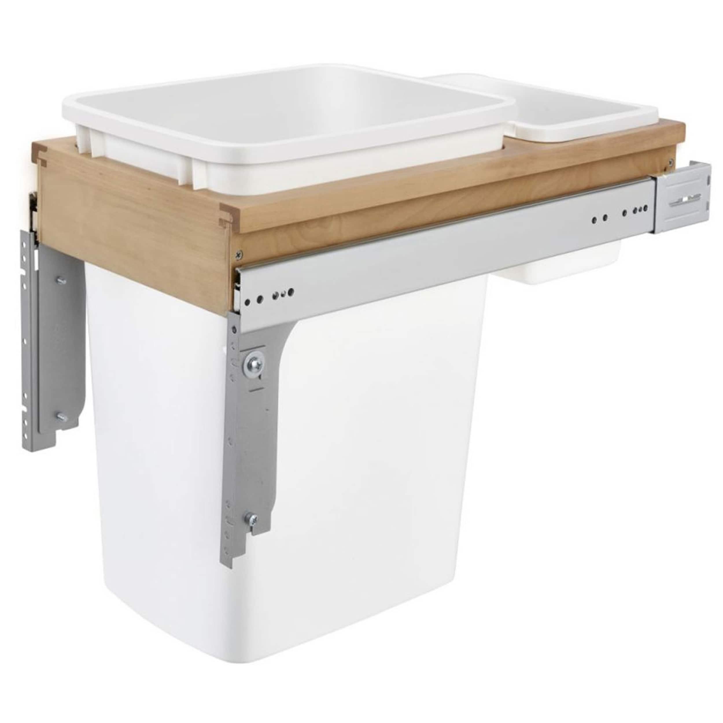 Rev-A-Shelf Double Pullout Top Mount Trash Can