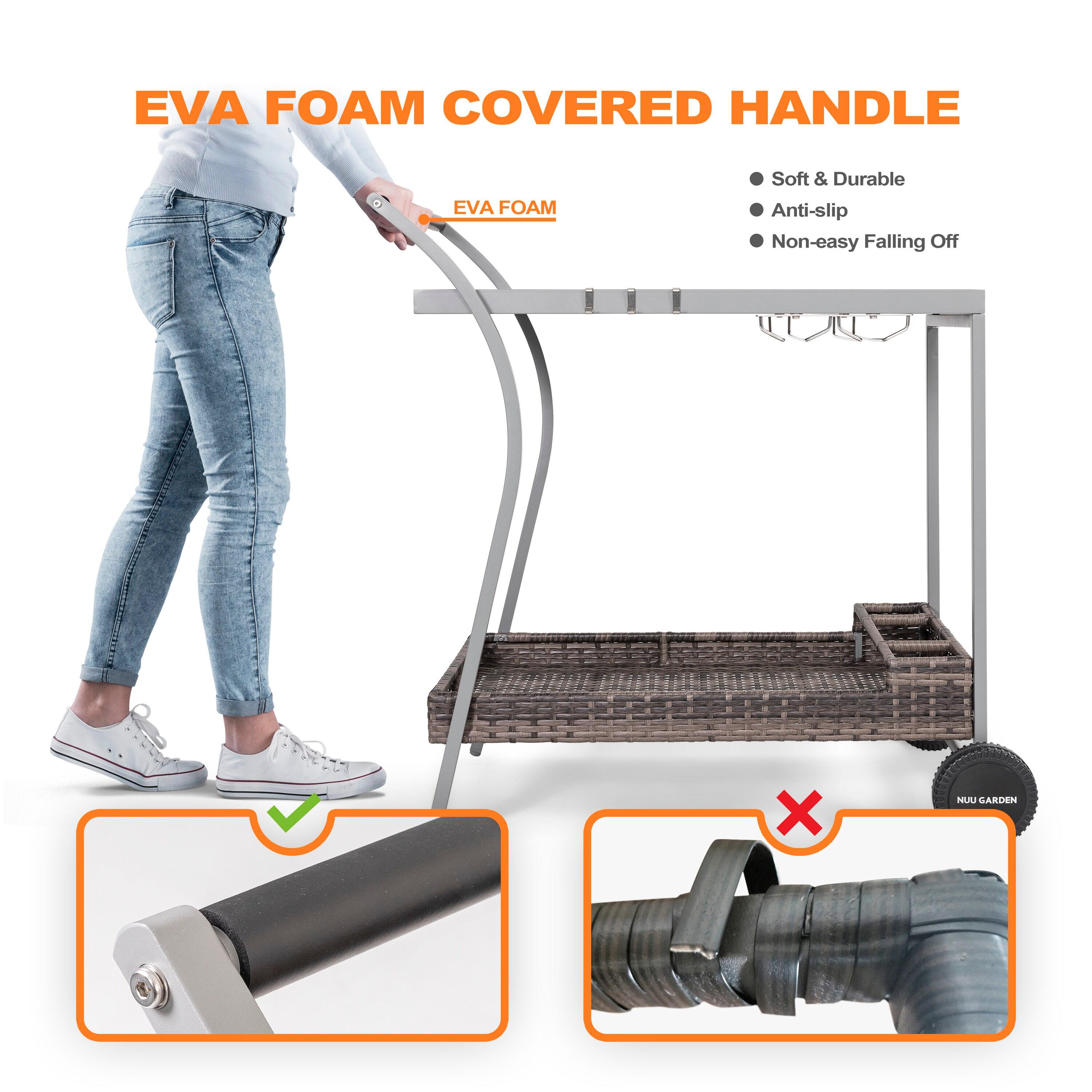 NUU GARDEN Metal Bar Cart