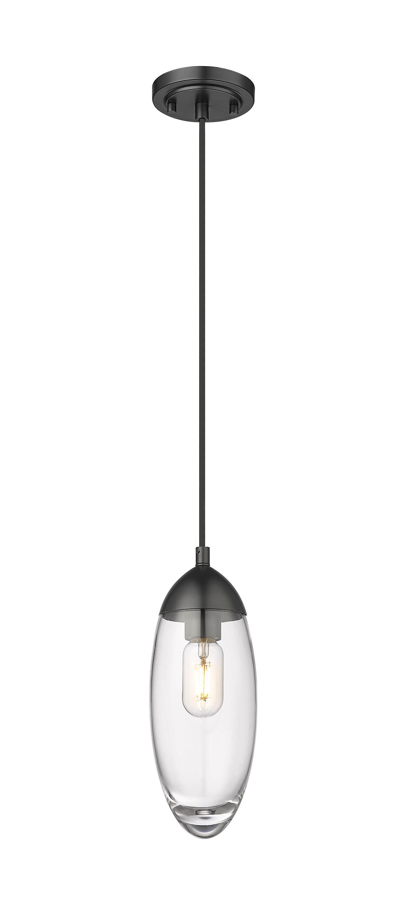 Z-Lite Arden 1 - Light Pendant in  Matte Black