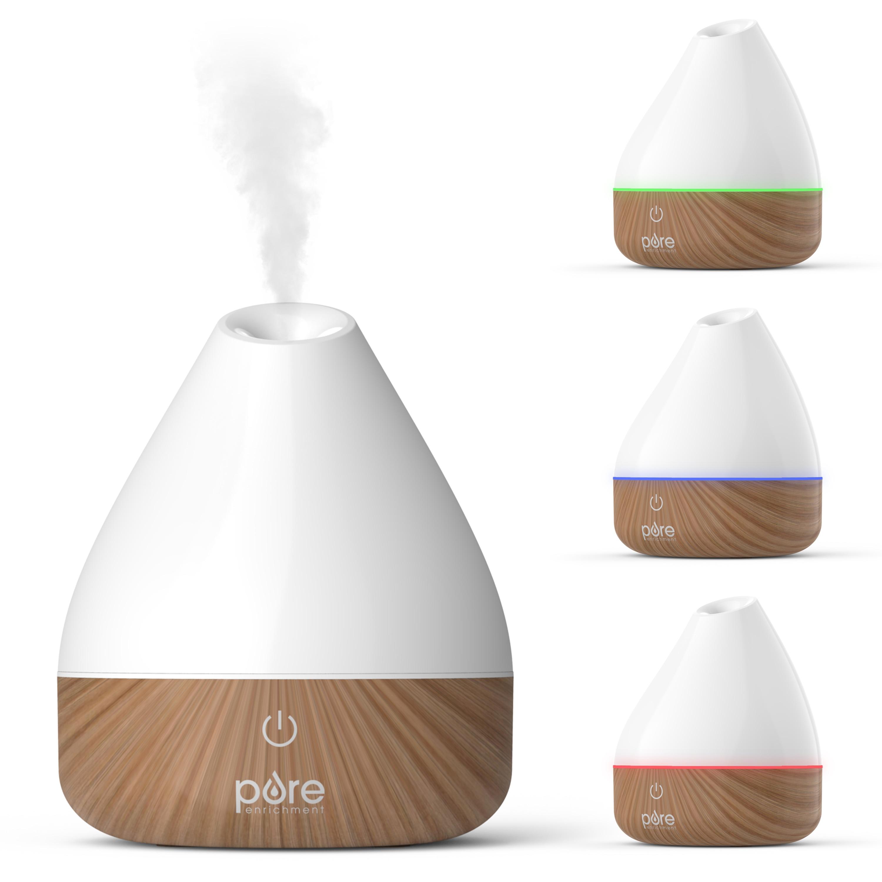 Aromatherapy Oil Diffuser 6.5" White - PureSpa: Electric, Hand Wash, 10hr Run Time, Phthalate-Free