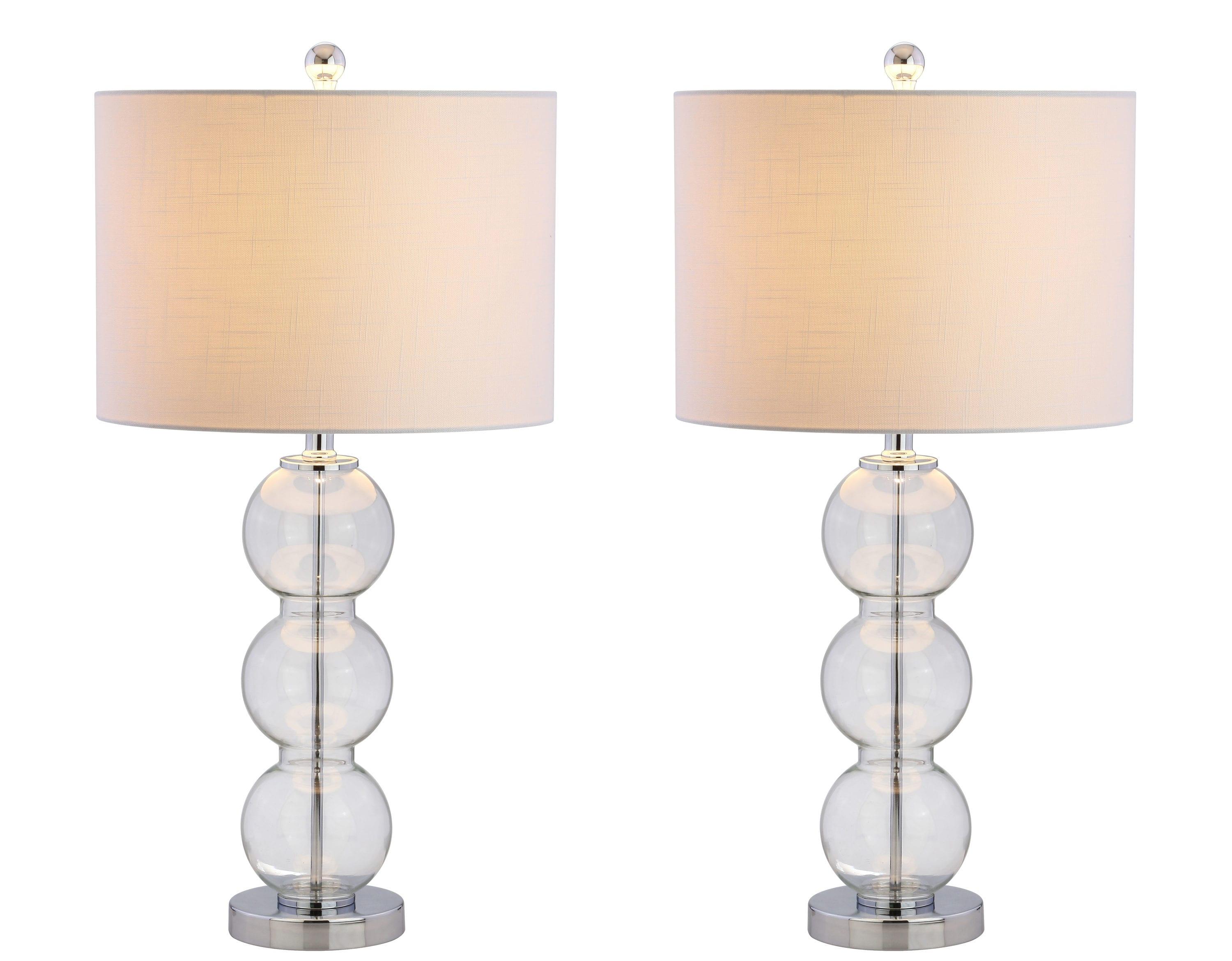 Jonathan Y Lighting Jyl1070 Bella 1 Light 27" Tall Led Buffet Table Lamp Set Of (2) -