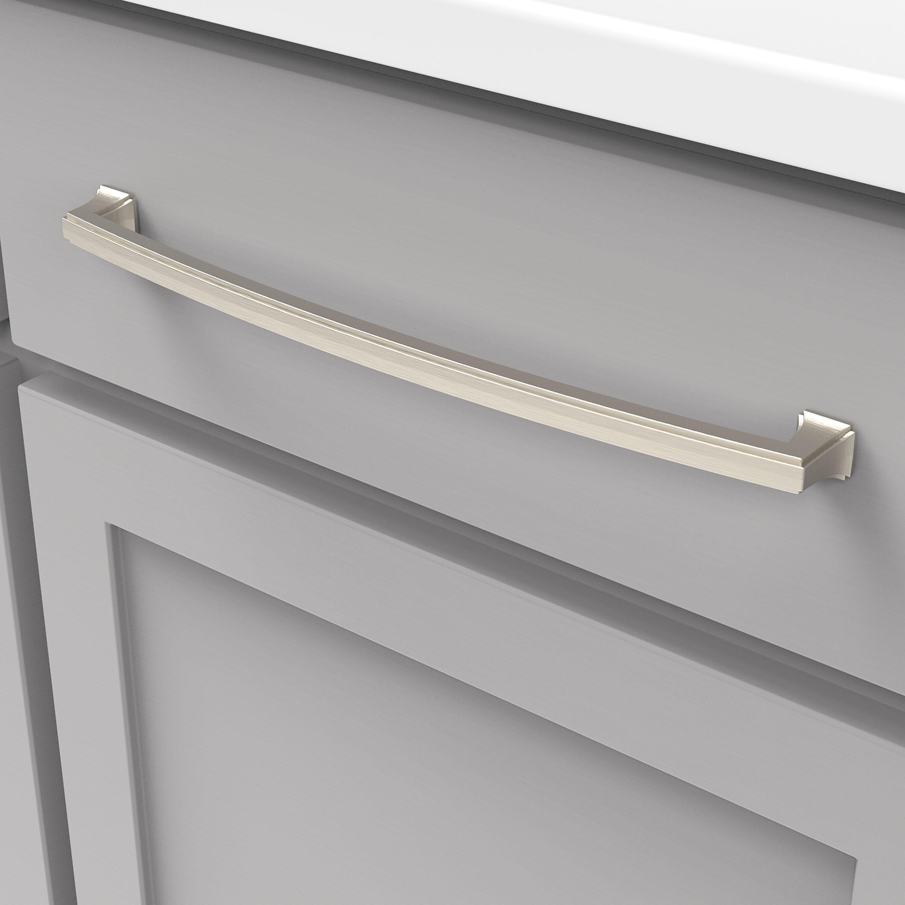 Bridges Kitchen Cabinet Handles, Solid Core Drawer Pulls for Cabinet Doors, 12"