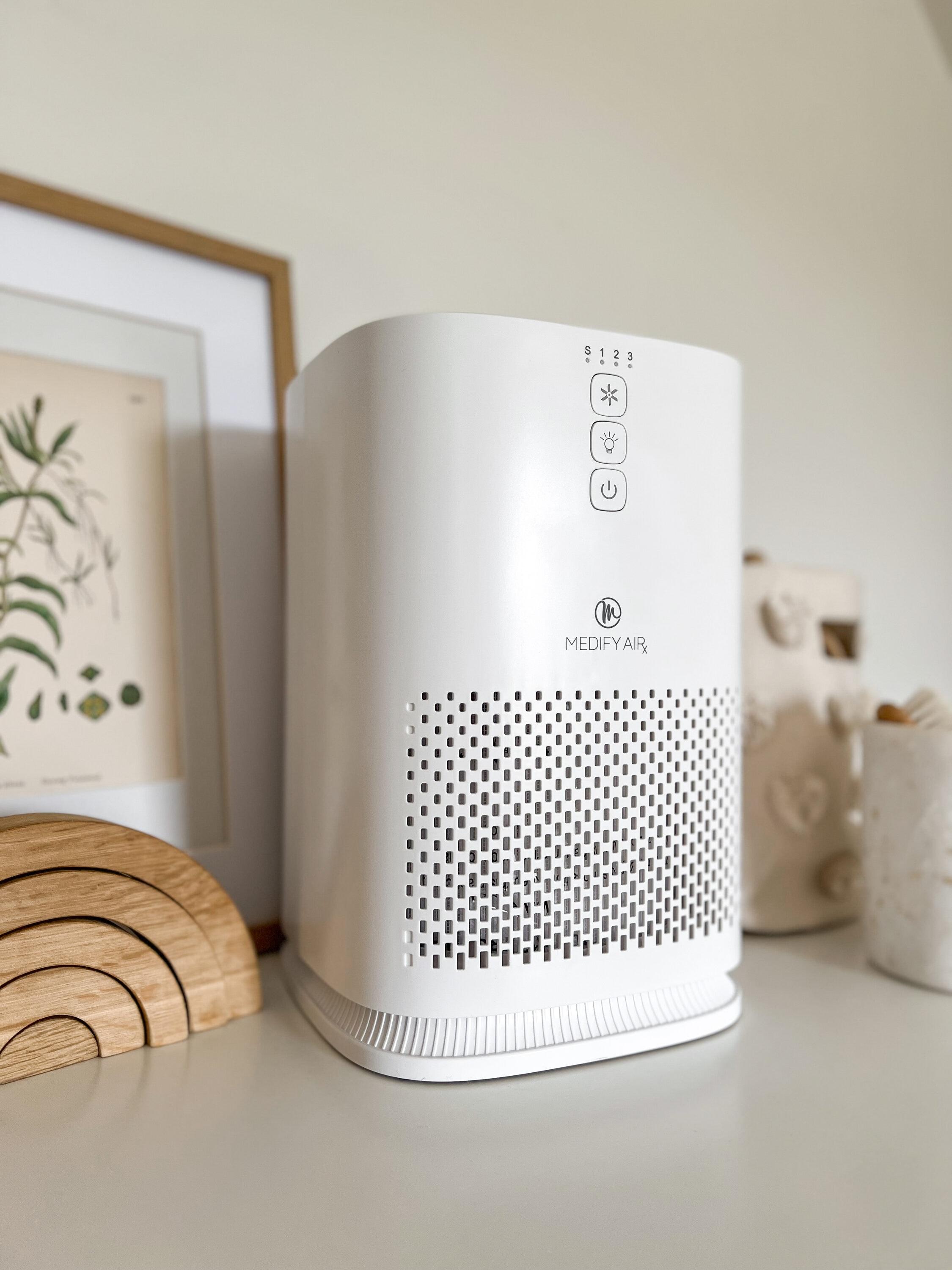 Medify Air MA-14 HEPA Air Purifier for Home Bedroom, H13 True HEPA Air Cleaner Filter - 428 Sq ft Coverage for Pets, Allergies, Pollen, Smoke, Odors