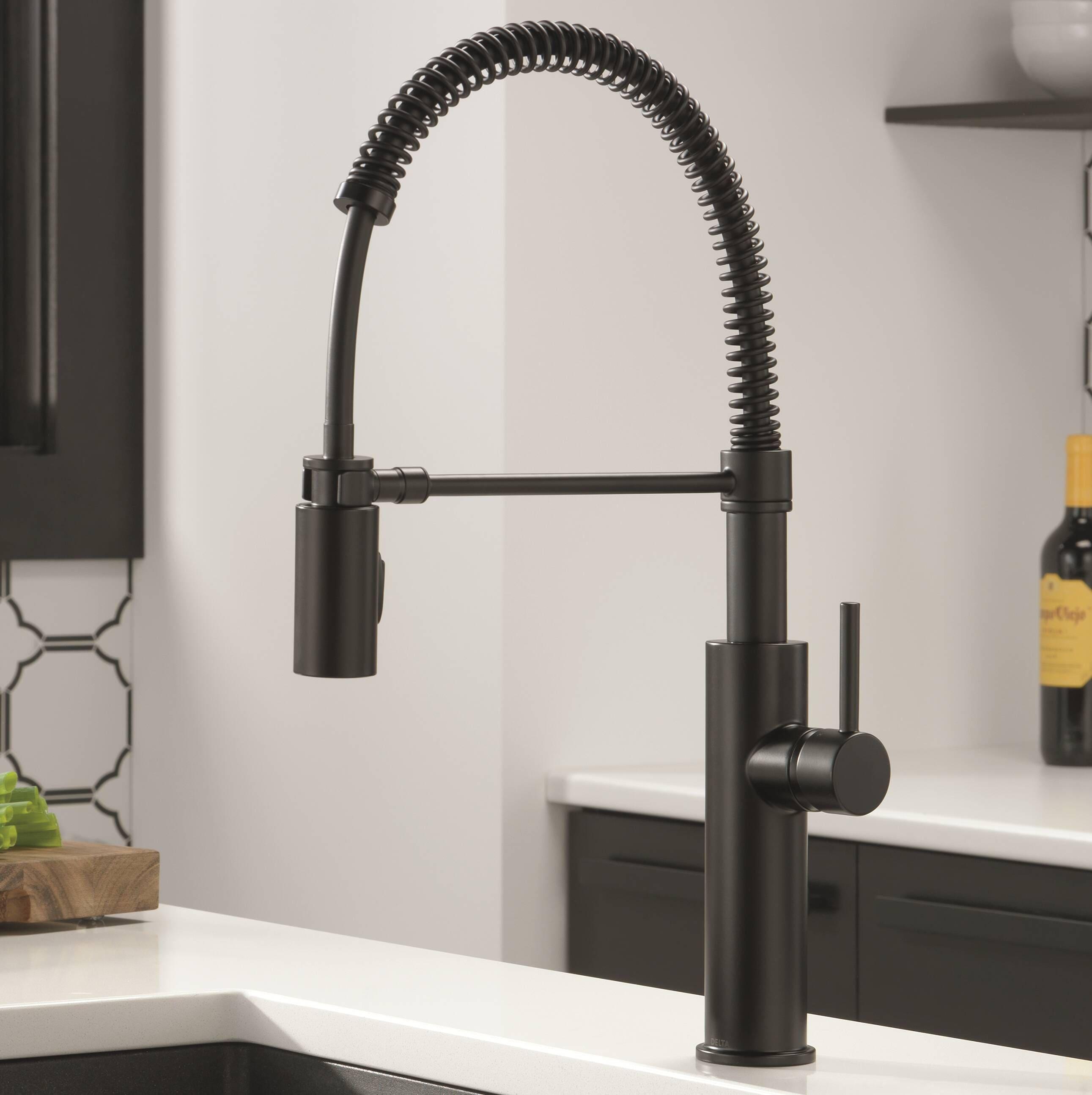 Antoni Pro Commercial Pull Down Sprayer Kitchen Sink Faucet