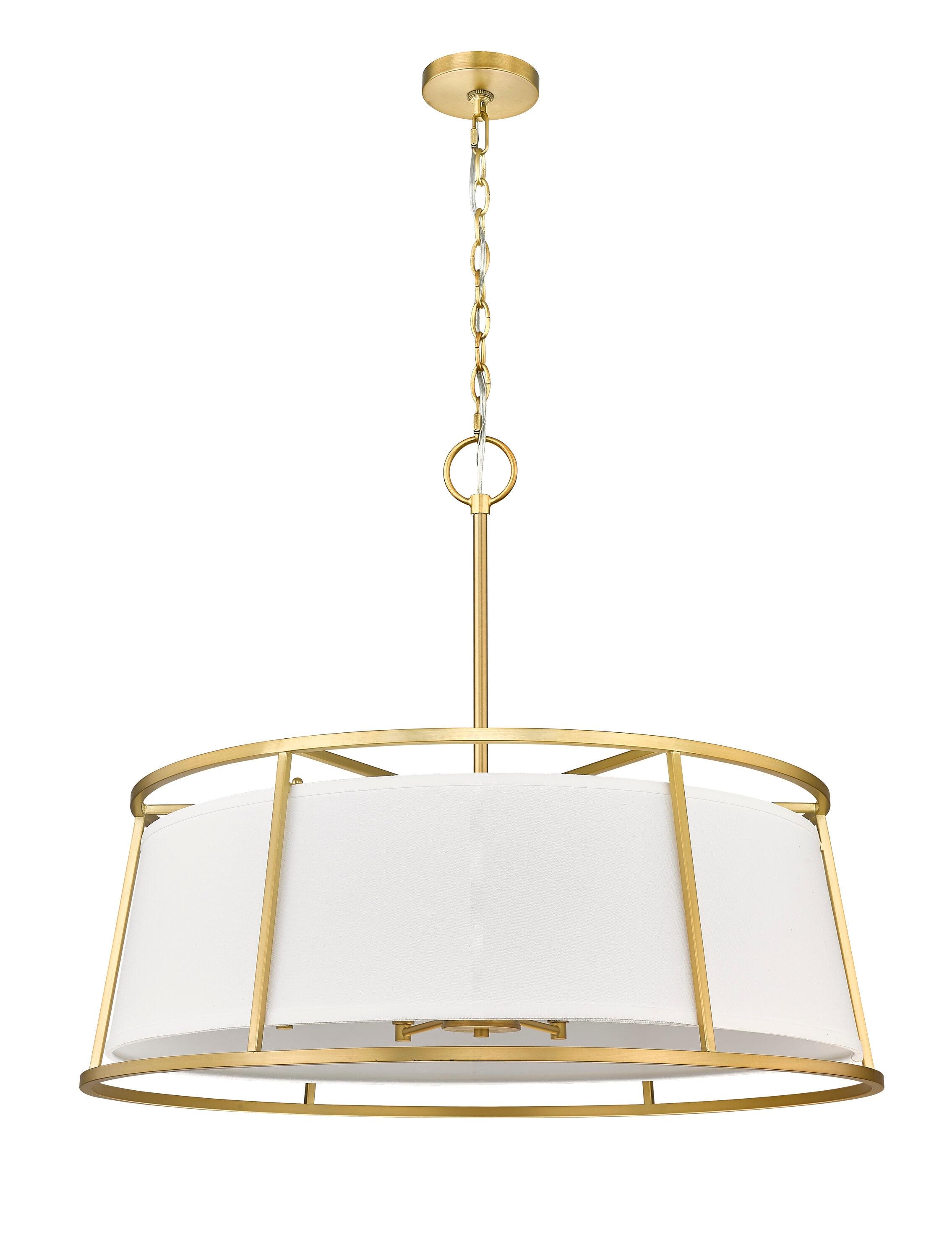 Z-Lite Lenyx 8 - Light Chandelier in  Rubbed Brass