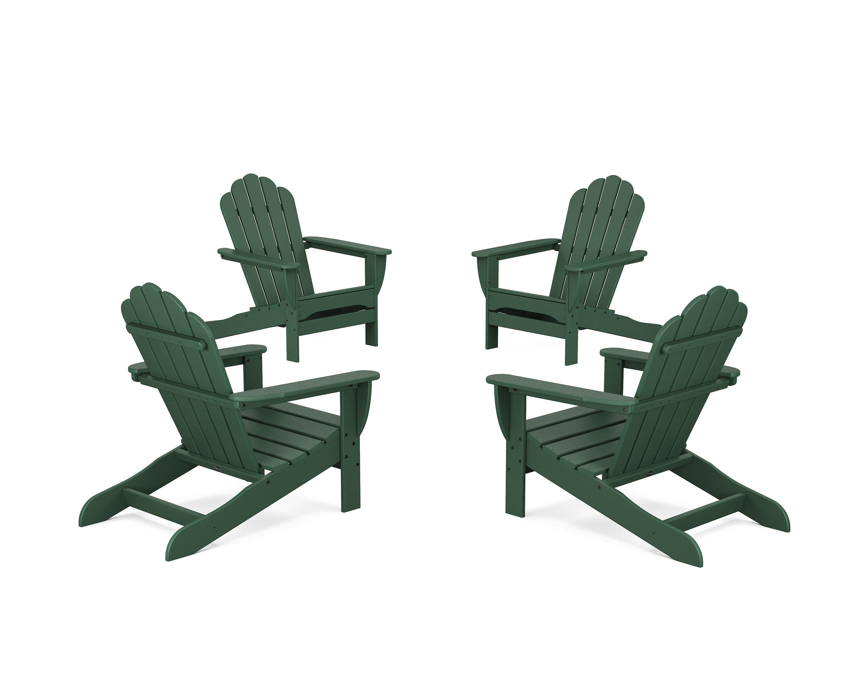 4-Piece Monterey Bay Oversized Adirondack Chair Conversation Set