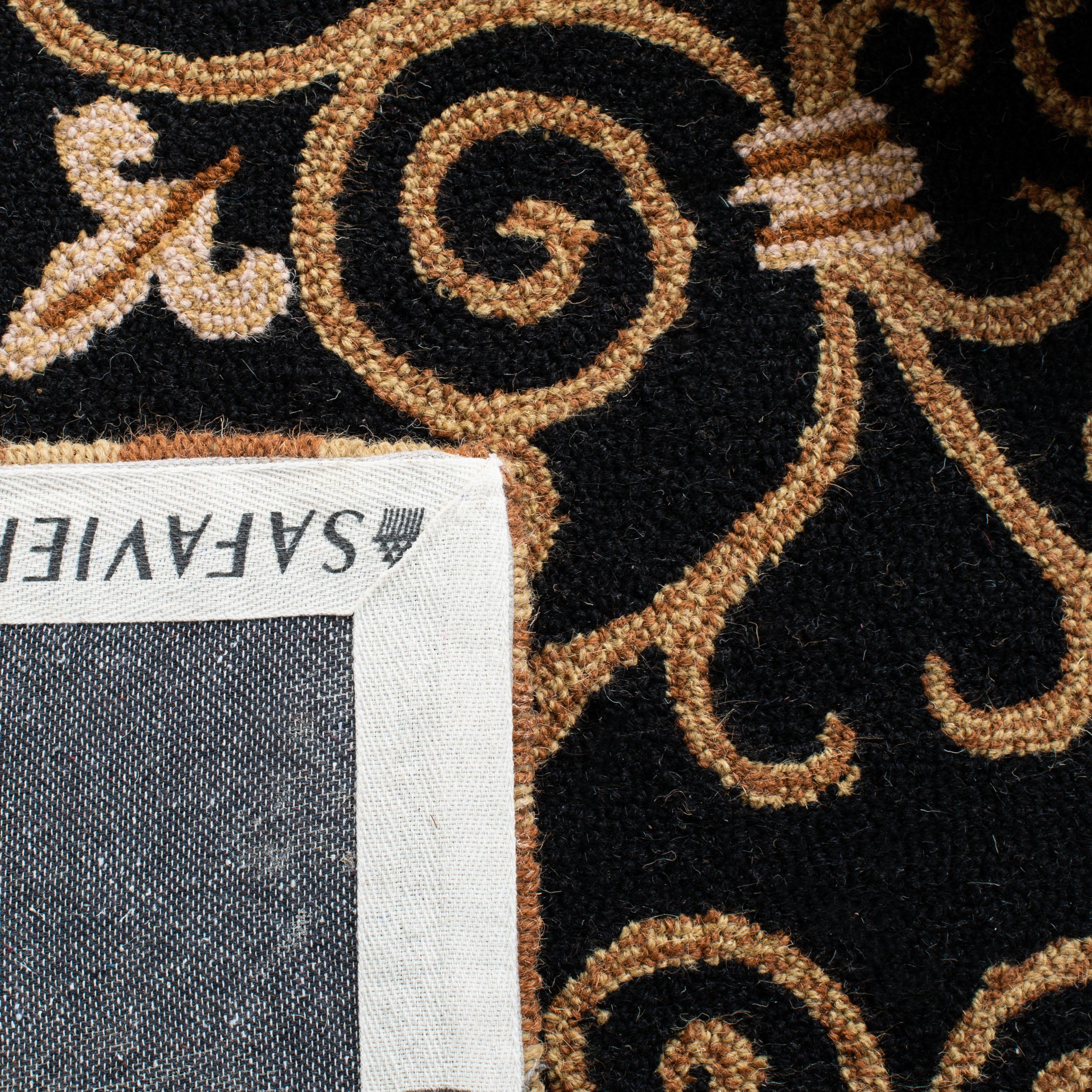 Chelsea HK11 Handmade Accent Rug - 2'6"x4' - Black - Safavieh