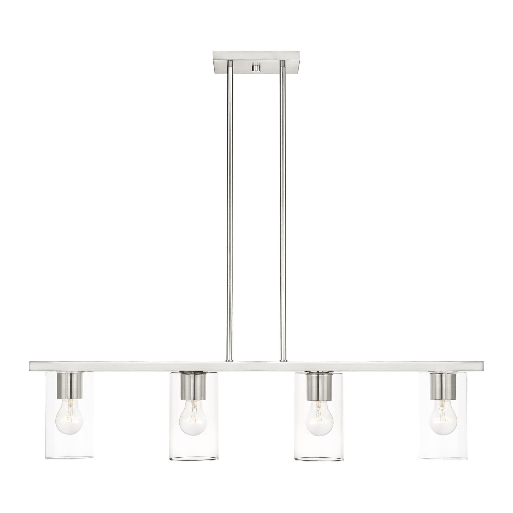 Livex Lighting Zurich 4 - Light Chandelier in  Brushed Nickel
