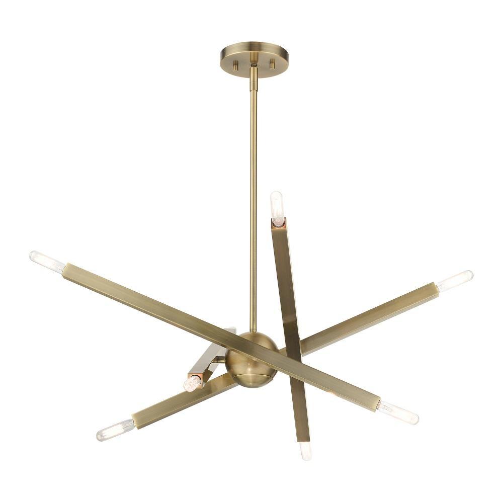 Mercury Row® Lydia 8 - Light Dimmable Modern Linear Chandelier