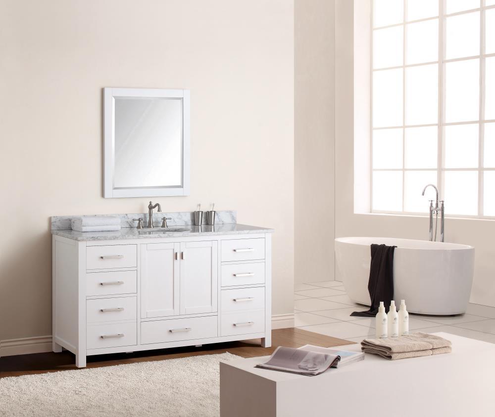 Avanity Modero-V60-A Modero 60" Single Free Standing Vanity Cabinet Only - White