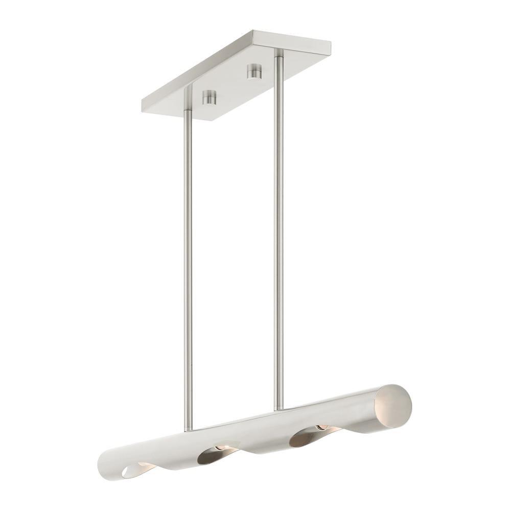 Livex Lighting Acra 3 - Light Chandelier in  Brushed Nickel