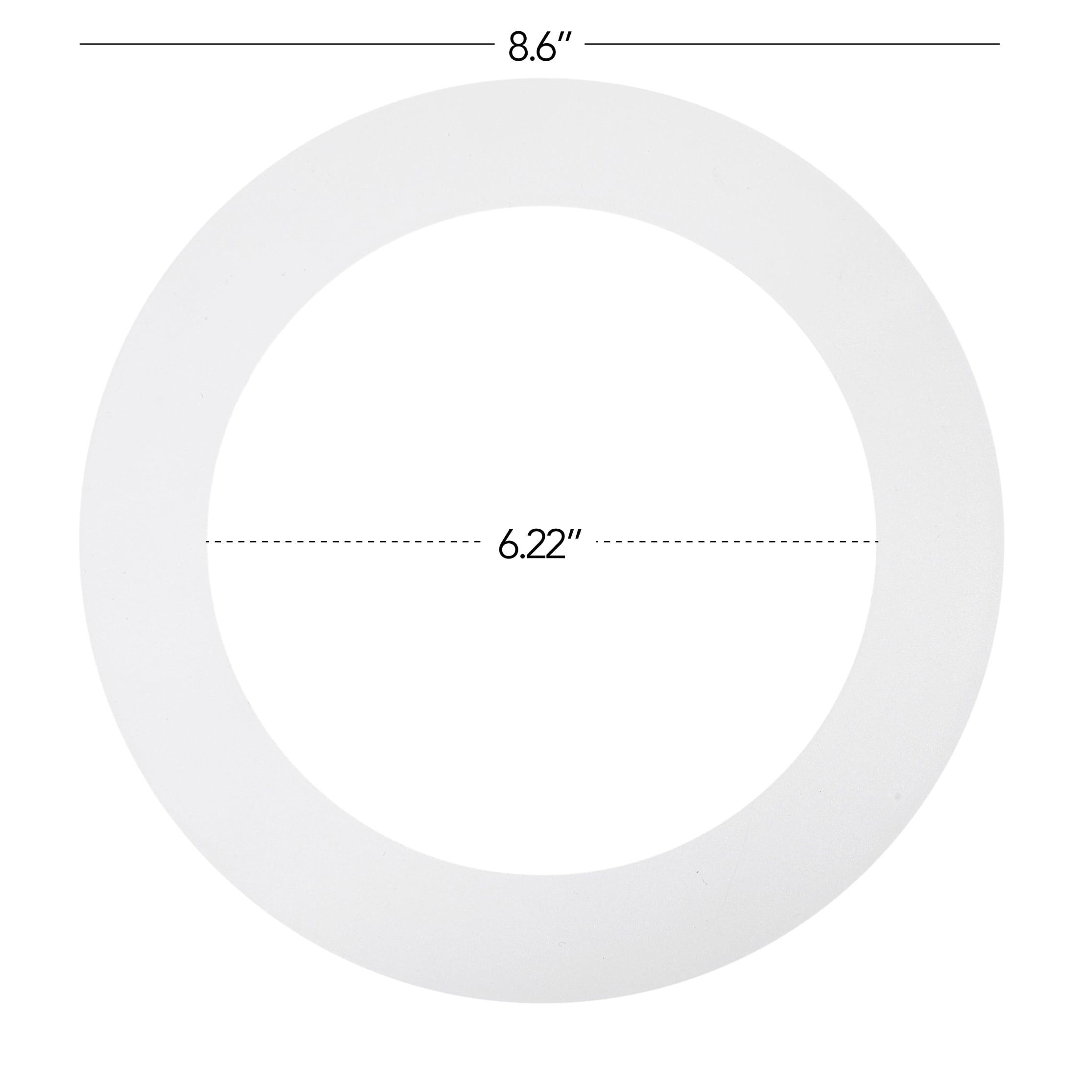 Maxxima Outer 8.6" Inner 6.22" Goof Rings for Recessed Lights, 12 Pack