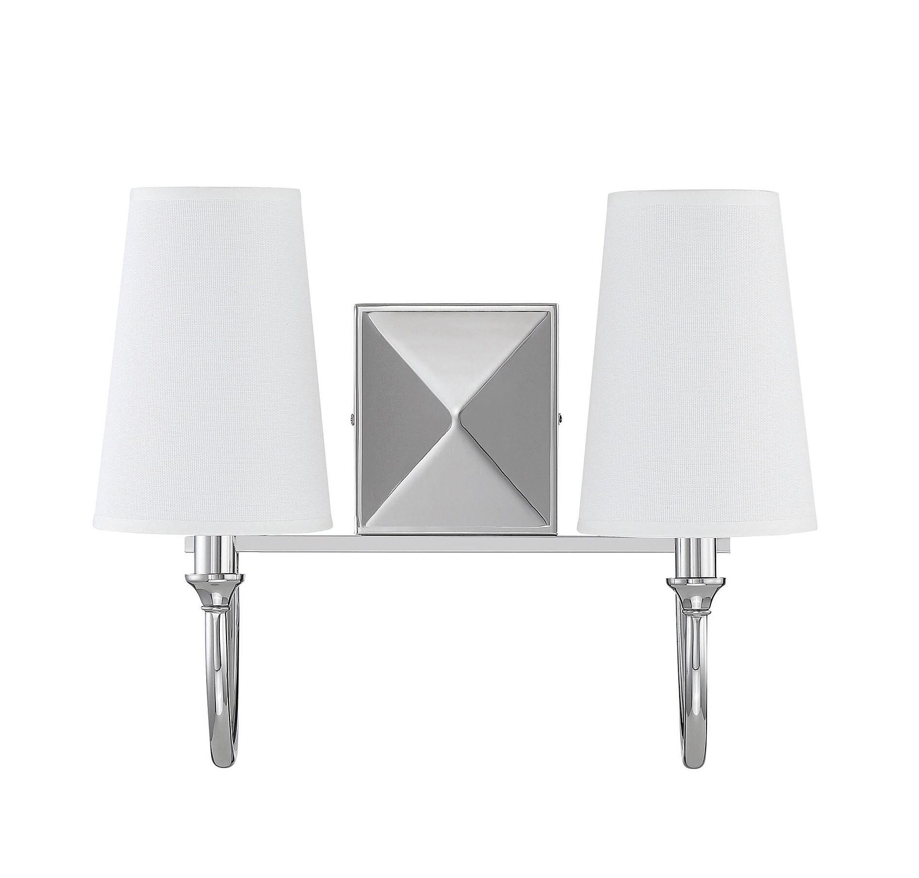Savoy House Cameron 2 - Light Vanity in  Polished Nickel