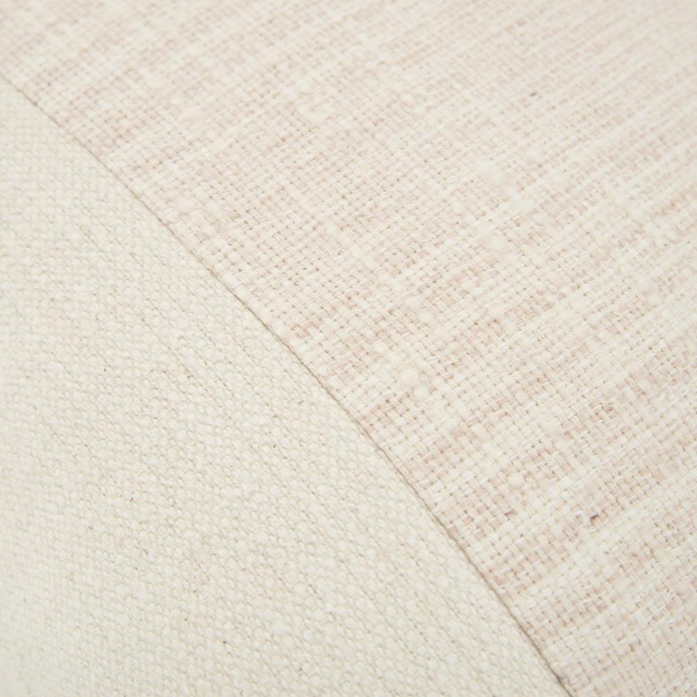 20"x20" Oversize Square Throw Pillow Blush with Tassels - Donny Osmond Home: Removable Cover, Indoor Use