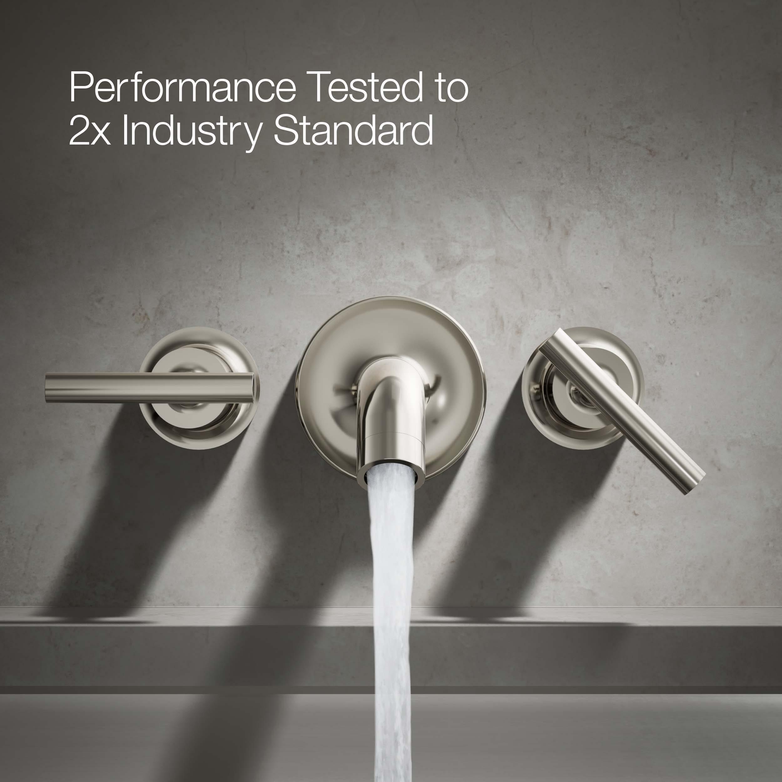 Purist® Deck- or Wall-Mount High-Flow Bath Trim with Lever Handles