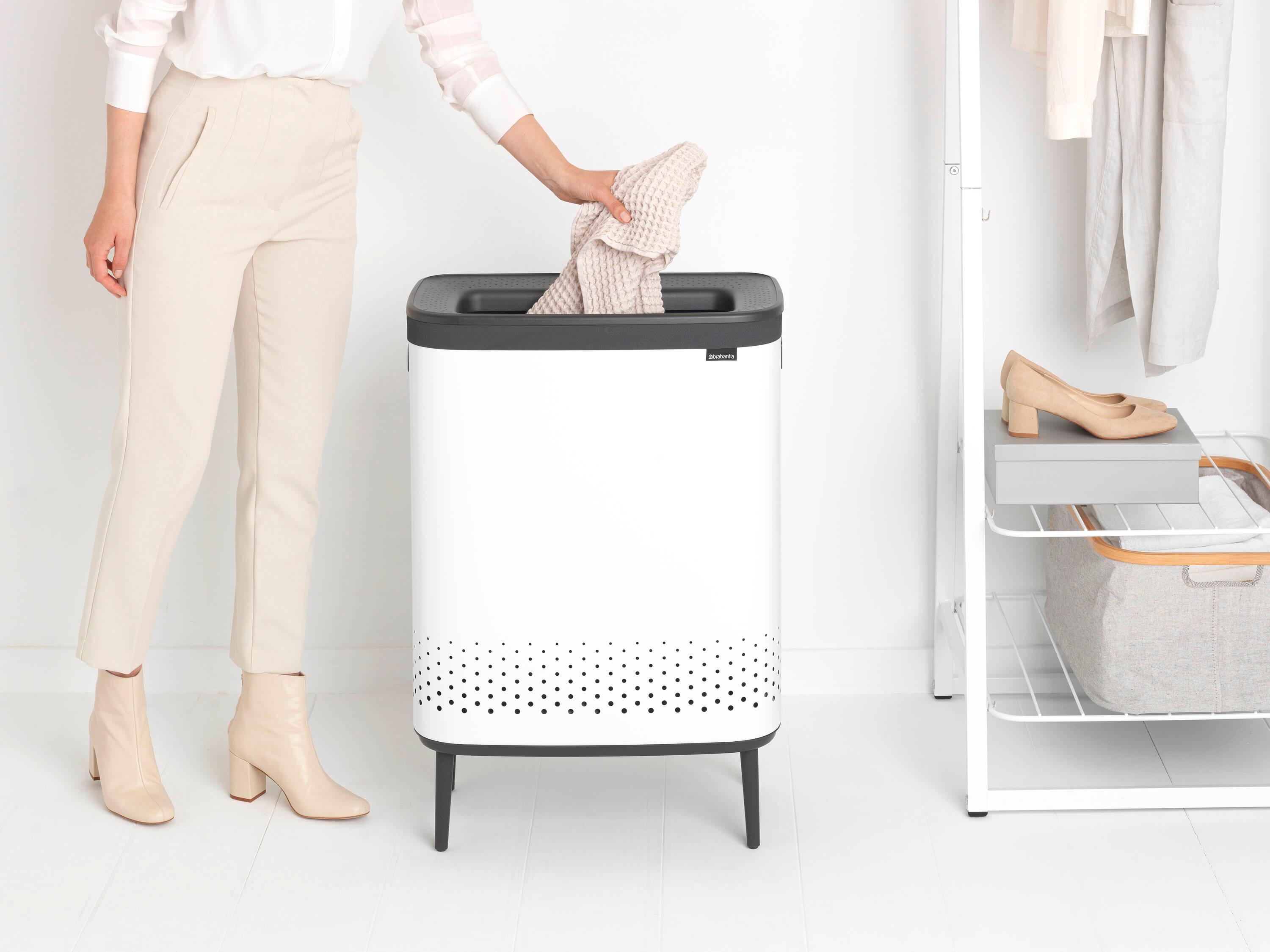 Brabantia Brabantia Bo Dual Compartment Laundry Hamper 2 x 11.9 Gallon (23.8 Gallon Capacity)
