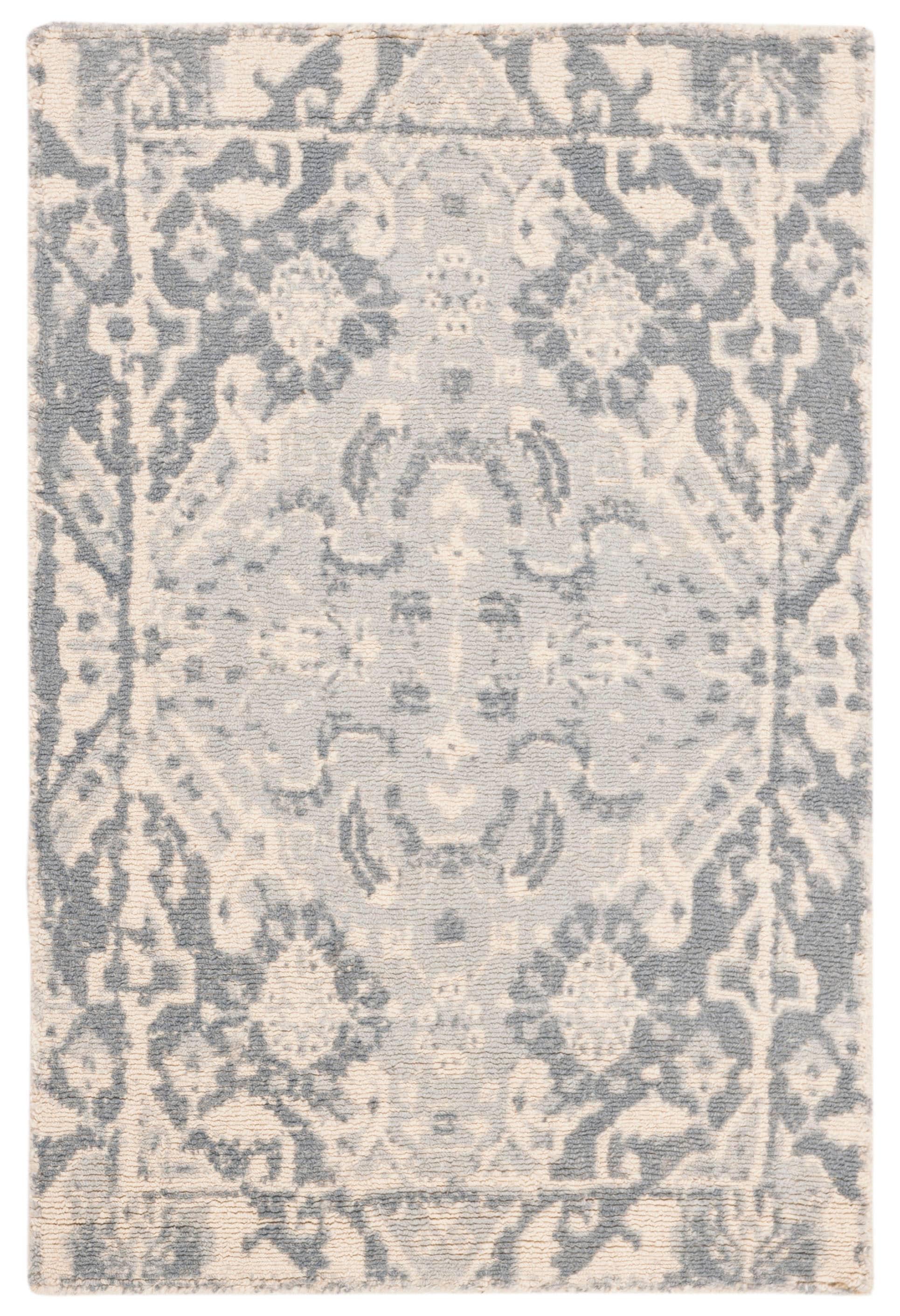 Restoration Vintage RVT532 Hand Tufted Accent Rug - Charcoal/Ivory - 2'x3' - Safavieh.