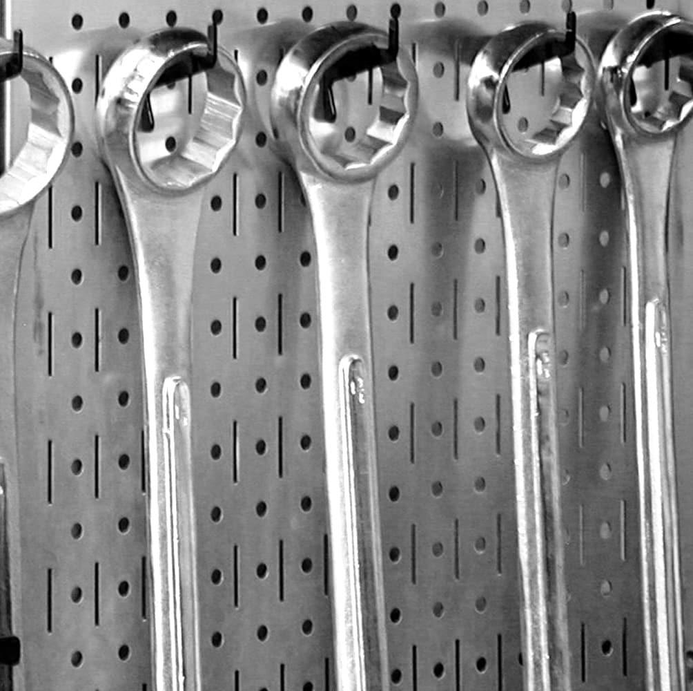 Wall Control 26 -Piece Steel Pegboard hook in Black ( 2.0-Inches W x 2.0-Inches H )