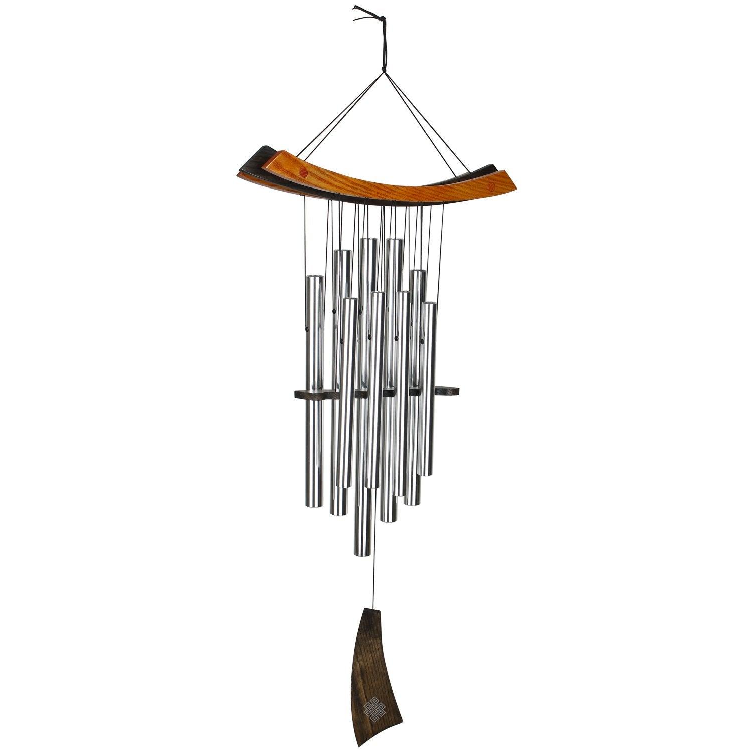 Woodstock Windchimes Woodstock Healing Chime, Wind Chimes For Outside, Wind Chimes For Garden, Patio, and Outdoor Decor, 34"L