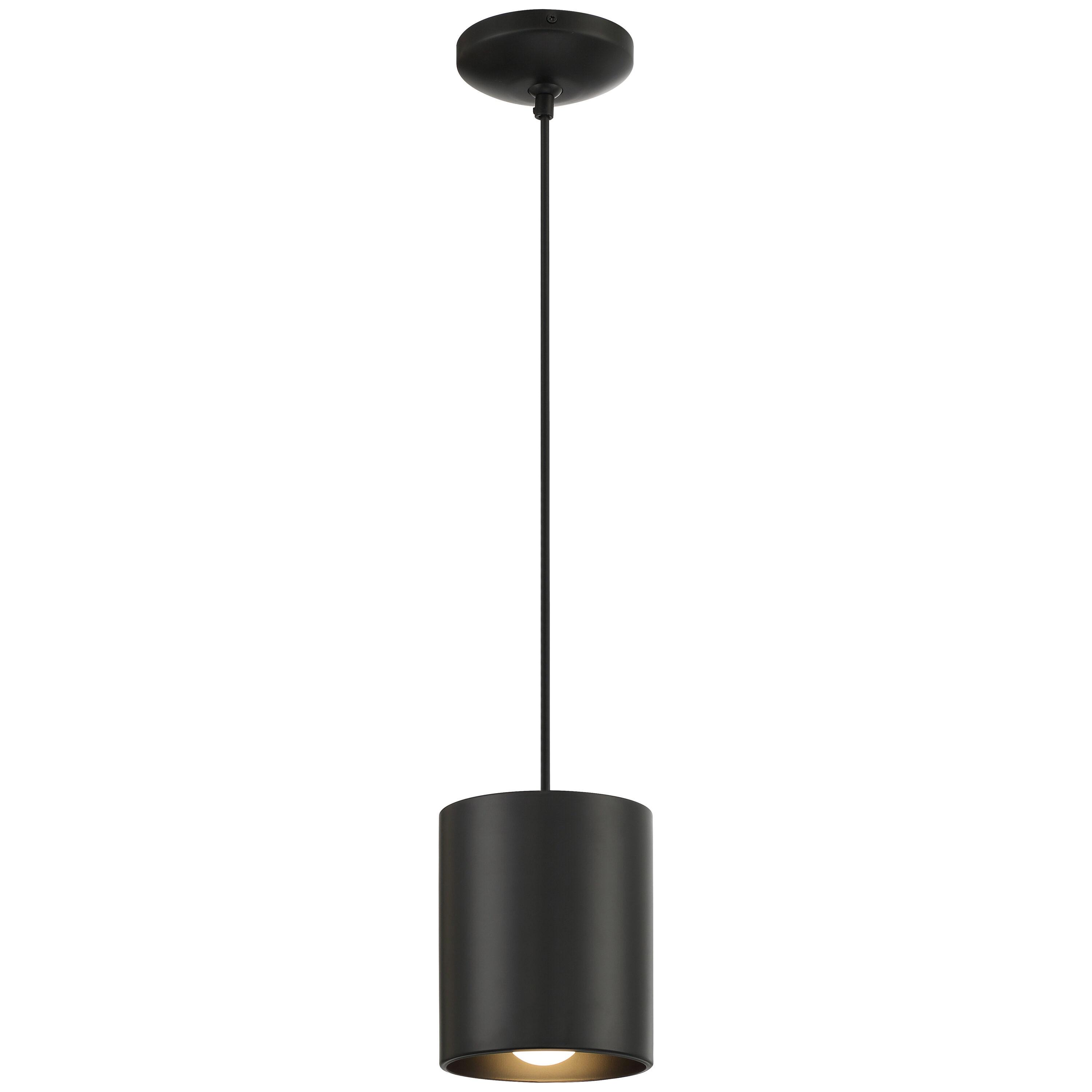 Access Lighting Pilson Xl 1 - Light Pendant in  Matte Black