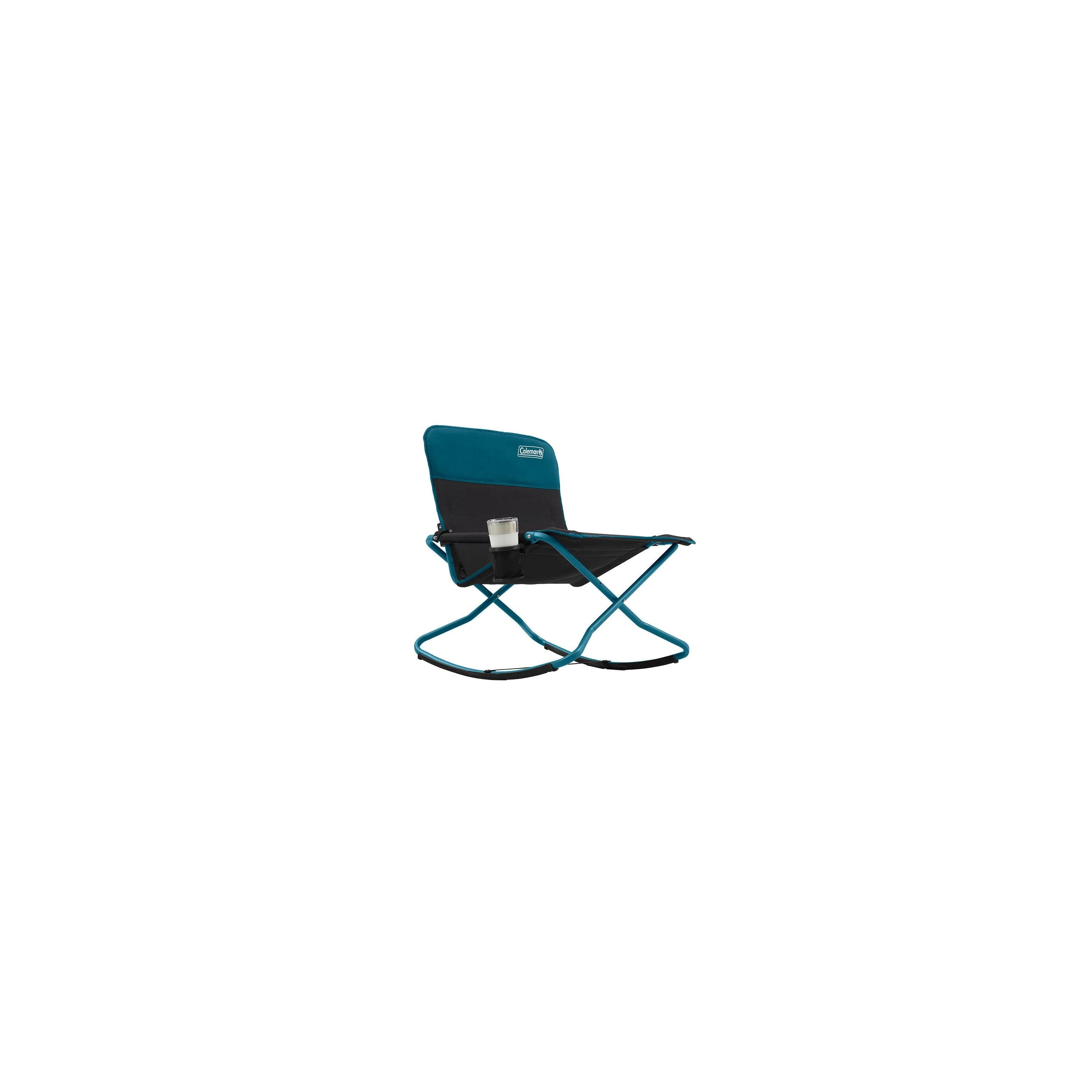 Coleman Cross Rocker Outdoor Portable Chair - Deep Ocean