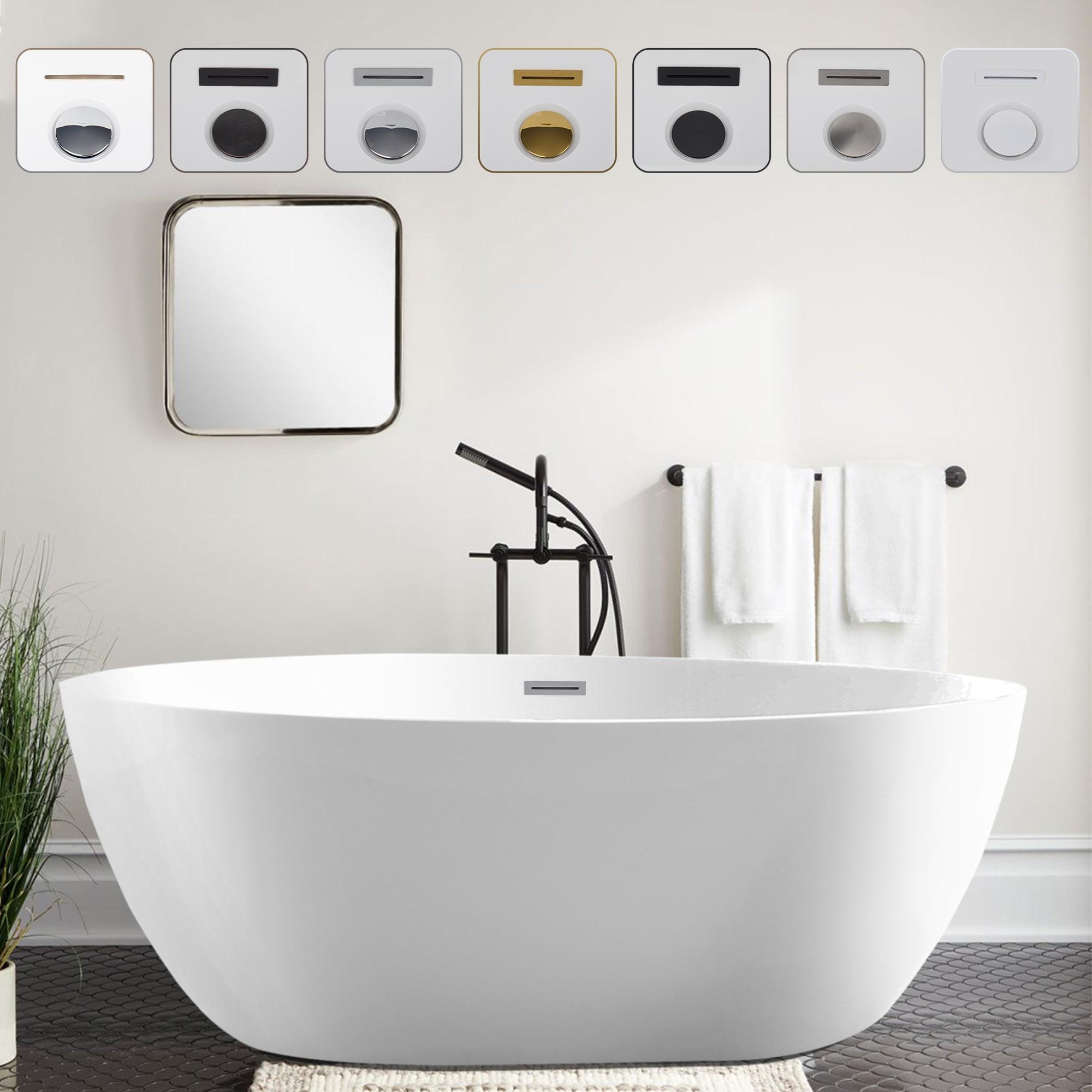 Freestanding Soaking Acrylic Bathtub