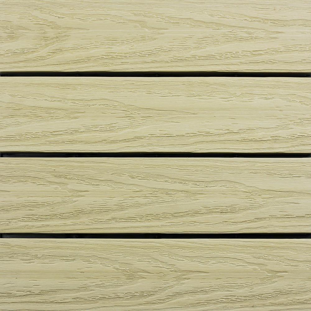 UltraShield Naturale Composite 12" x 12" Interlocking Deck Tile